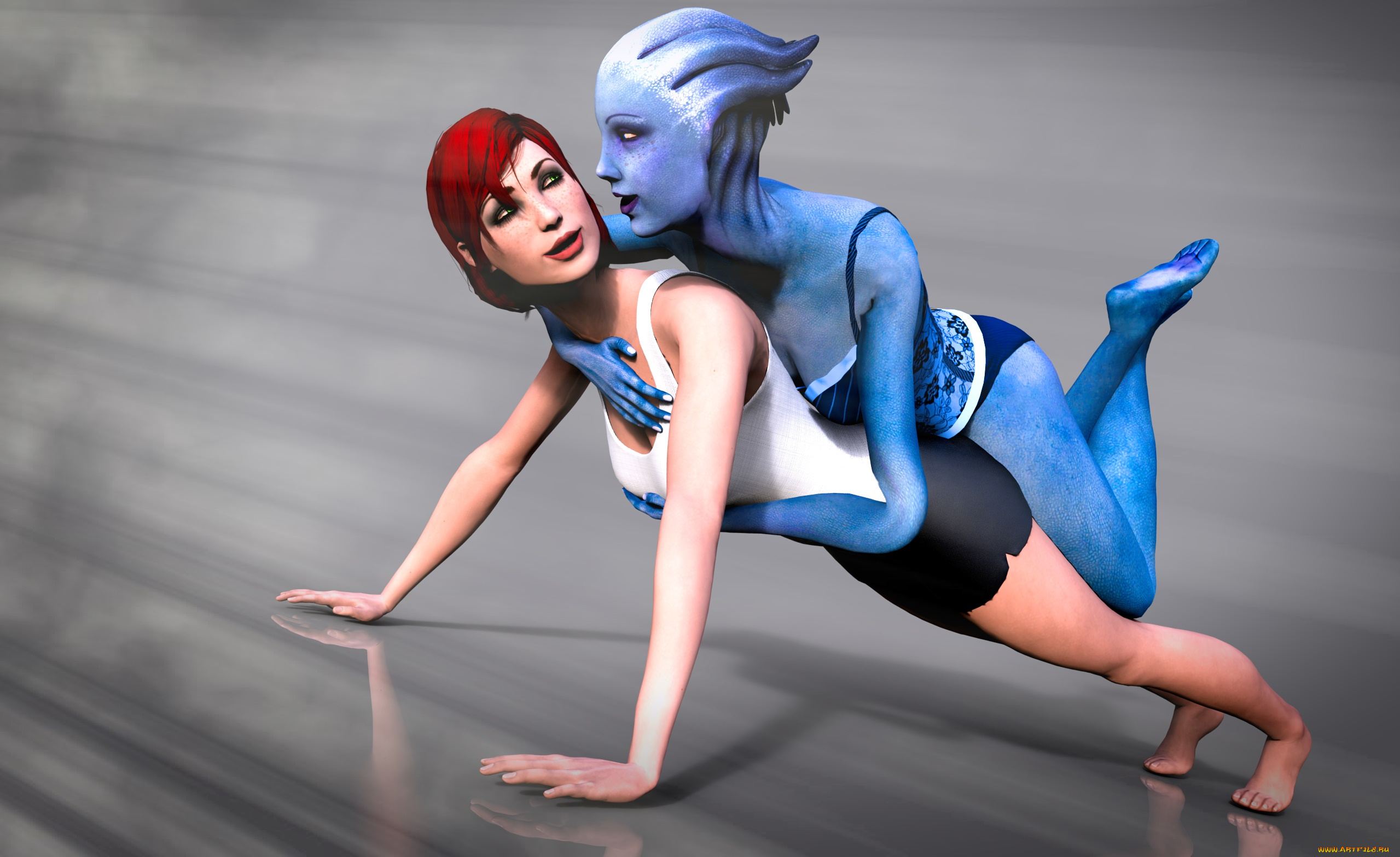 3д, графика, фантазия, , fantasy, фон, взгляд, девушки