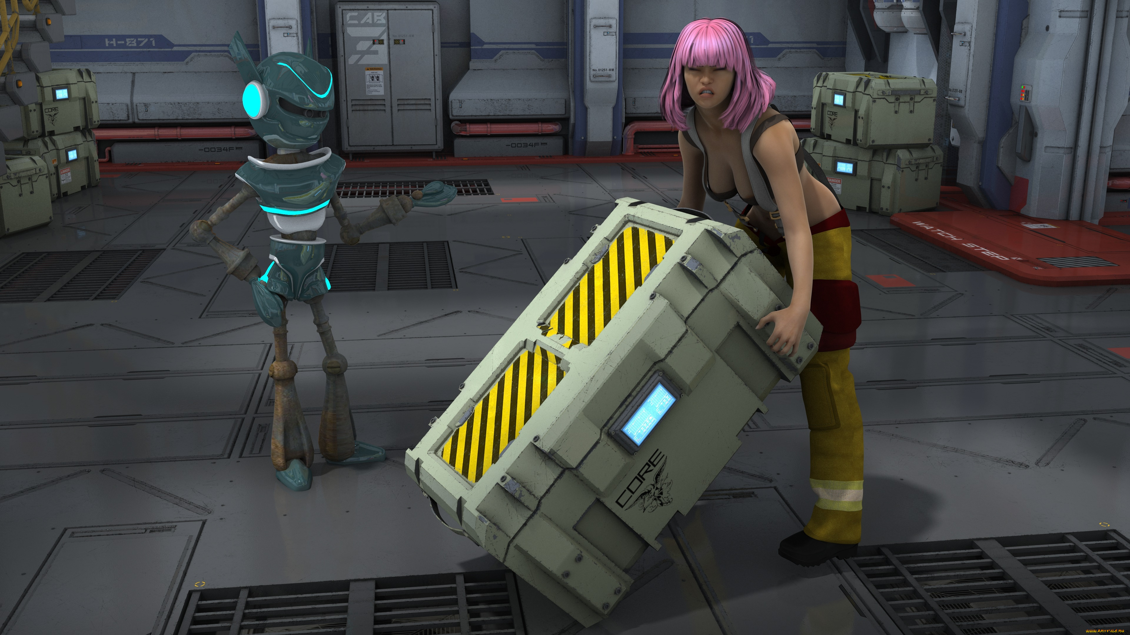 3д, графика, фантазия, , fantasy, взгляд, девушка, фон