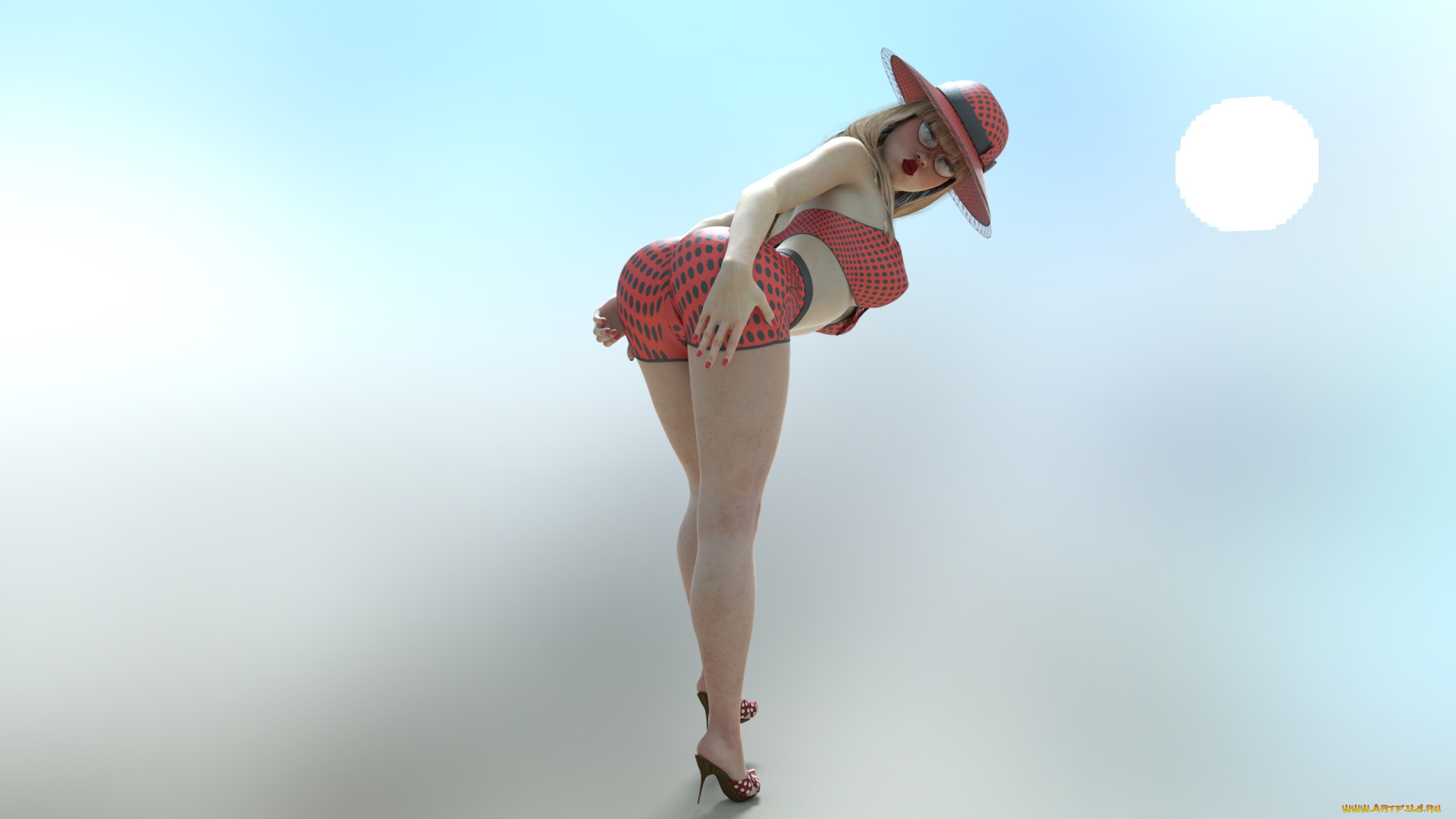 3д, графика, люди, , people, девушка, взгляд, фон