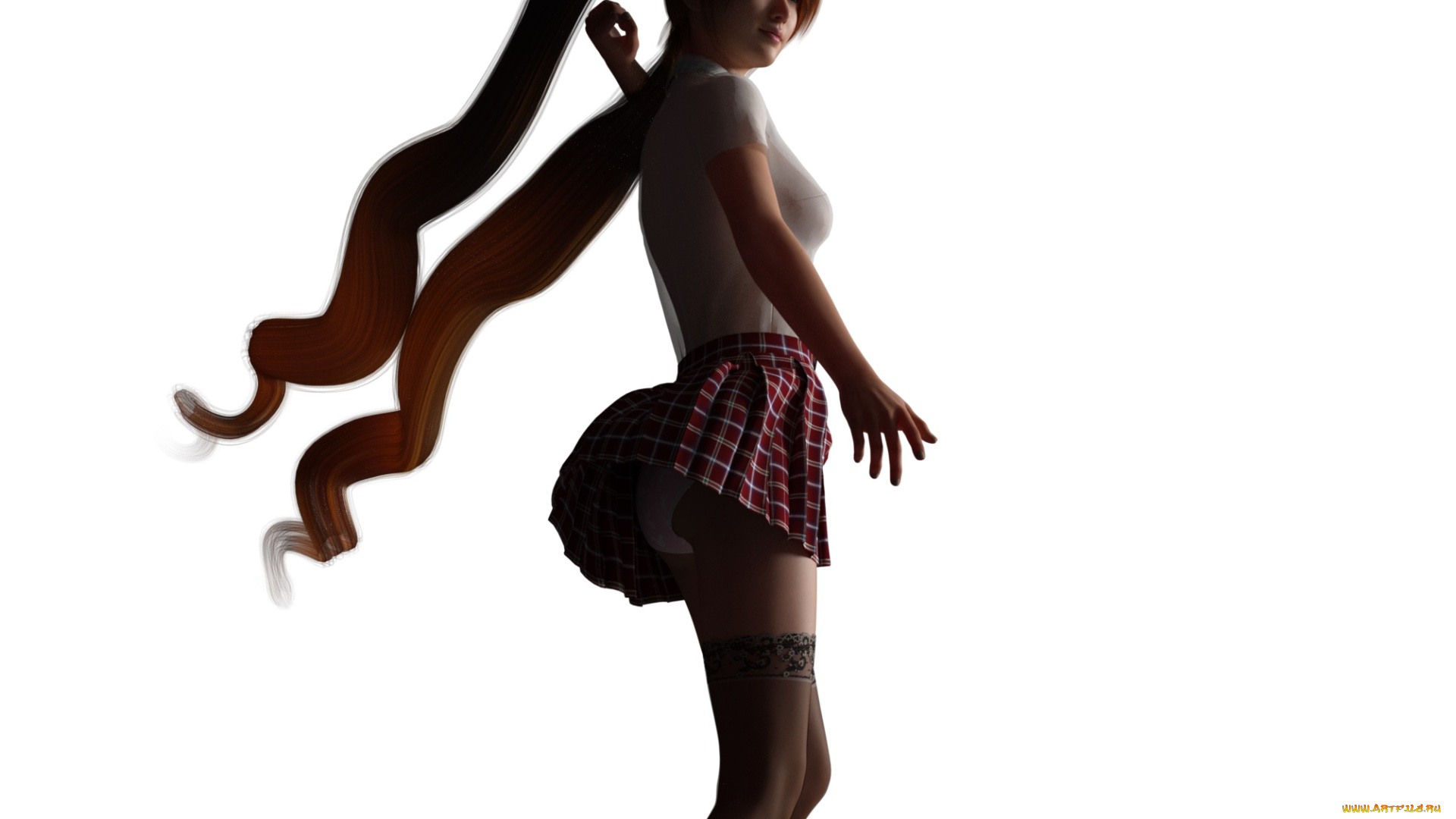 3д, графика, люди, , people, девушка, взгляд, фон