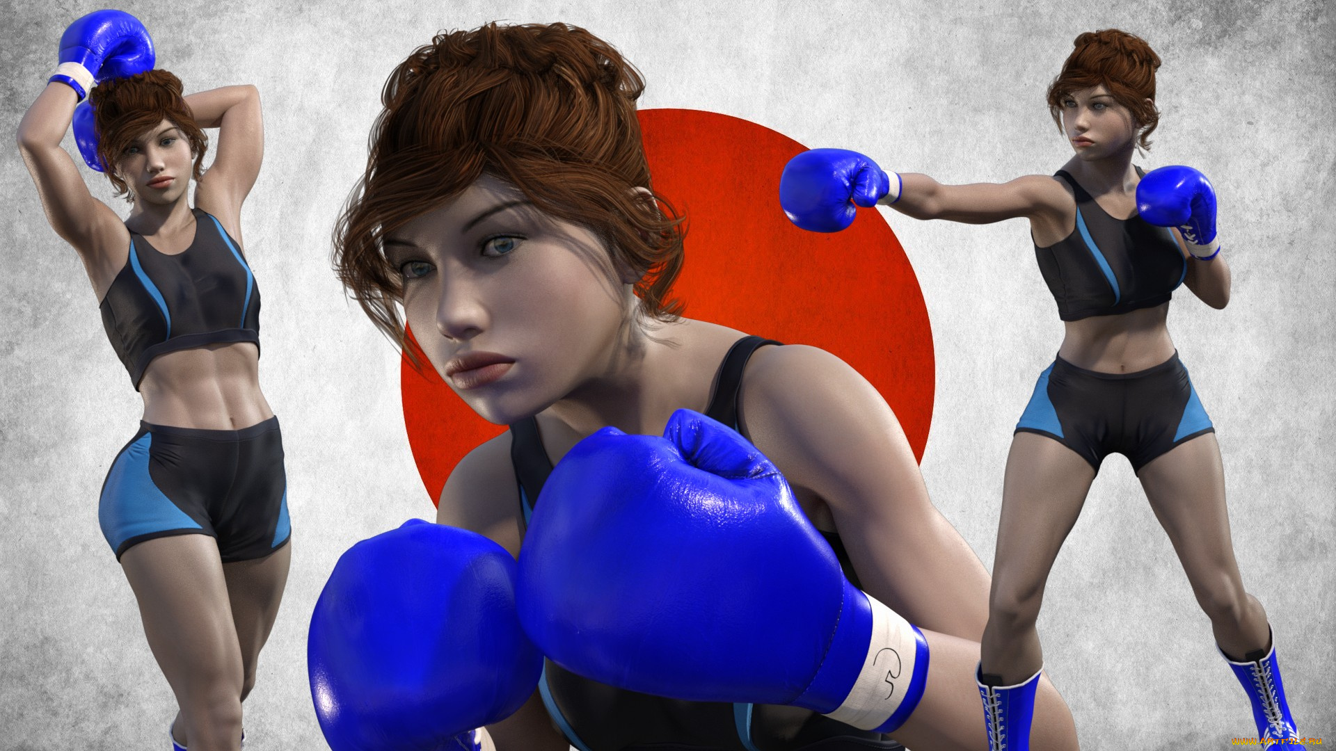 3д, графика, спорт, , sport, девушка, фон, взгляд