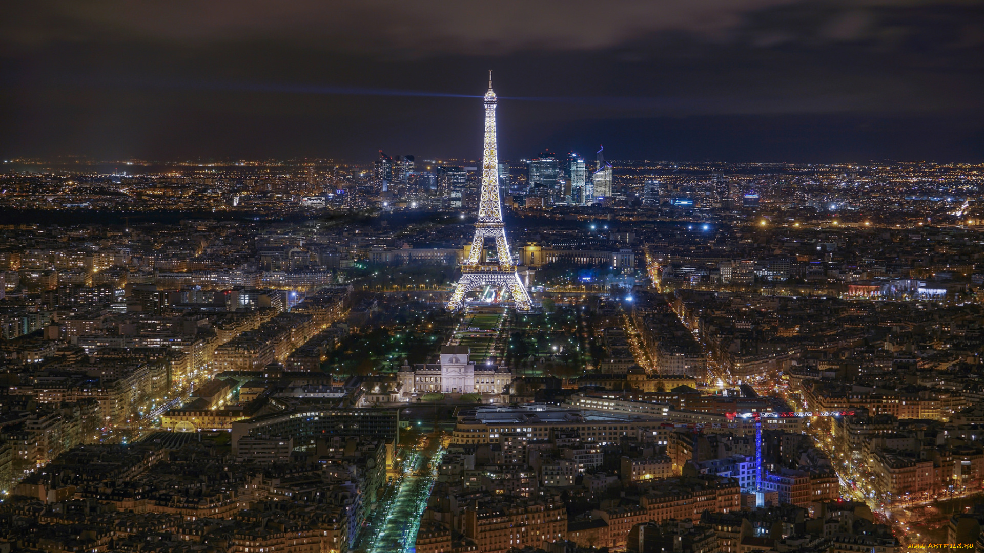 города, париж, , франция, простор