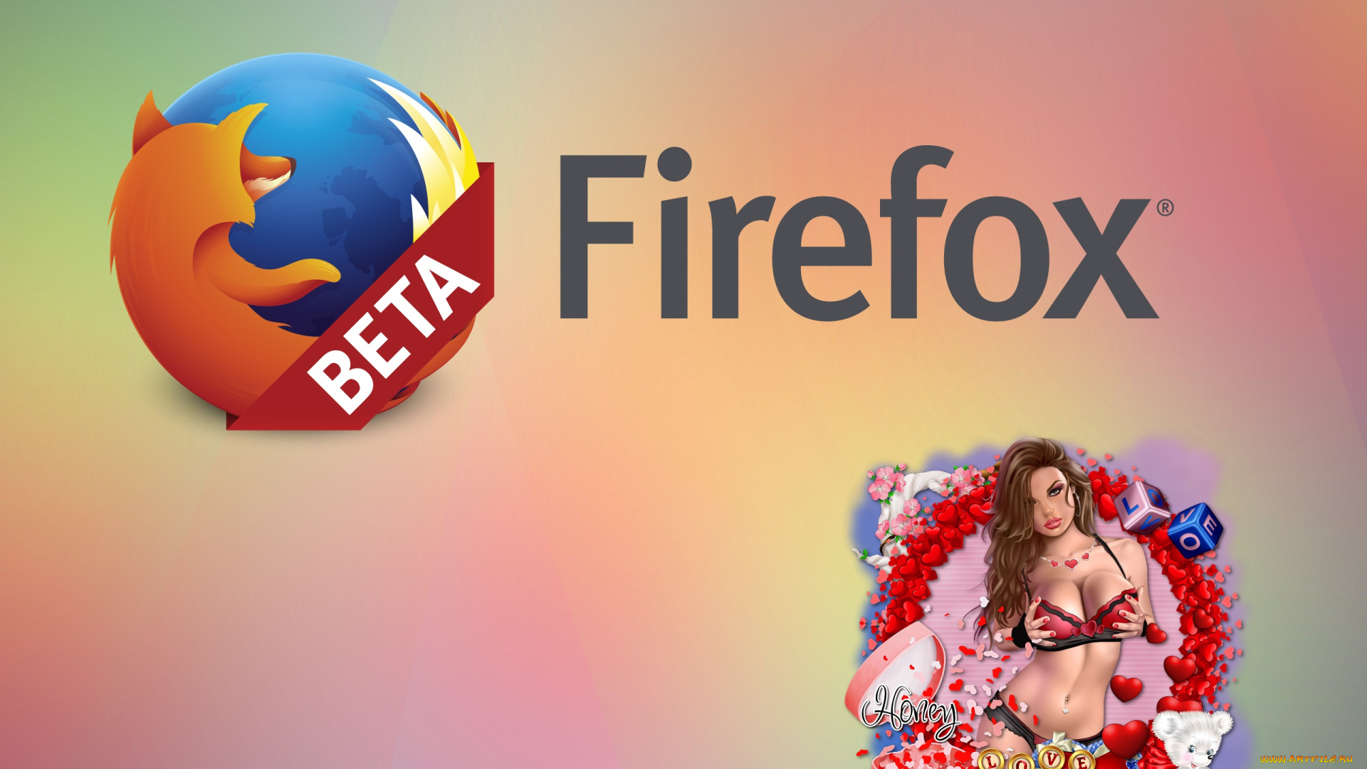 компьютеры, mozilla, firefox, фон, логотип