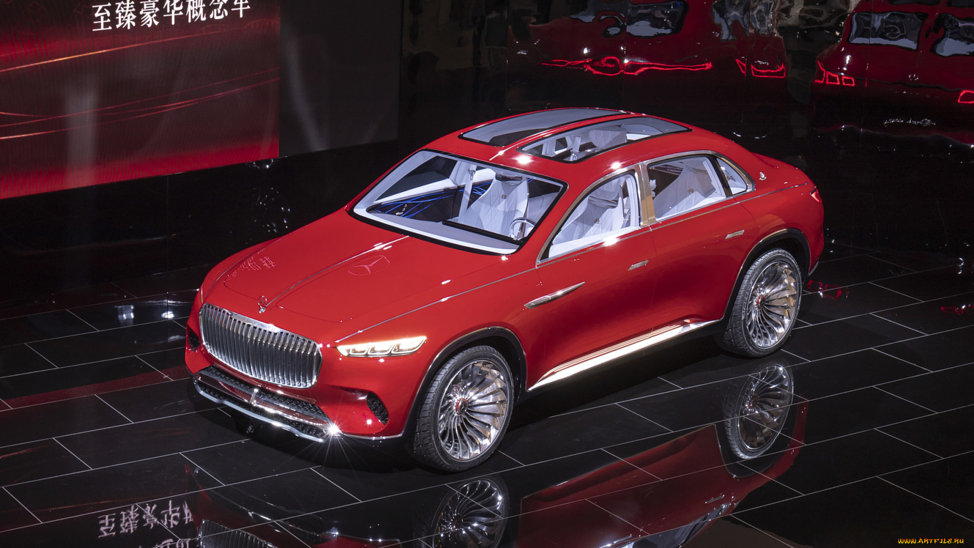 mercedes-maybach, vision, ultimate, luxury, suv, concept, 2018, автомобили, выставки, и, уличные, фото, suv, luxury, ultimate, 2018, concept, vision, mercedes-maybach