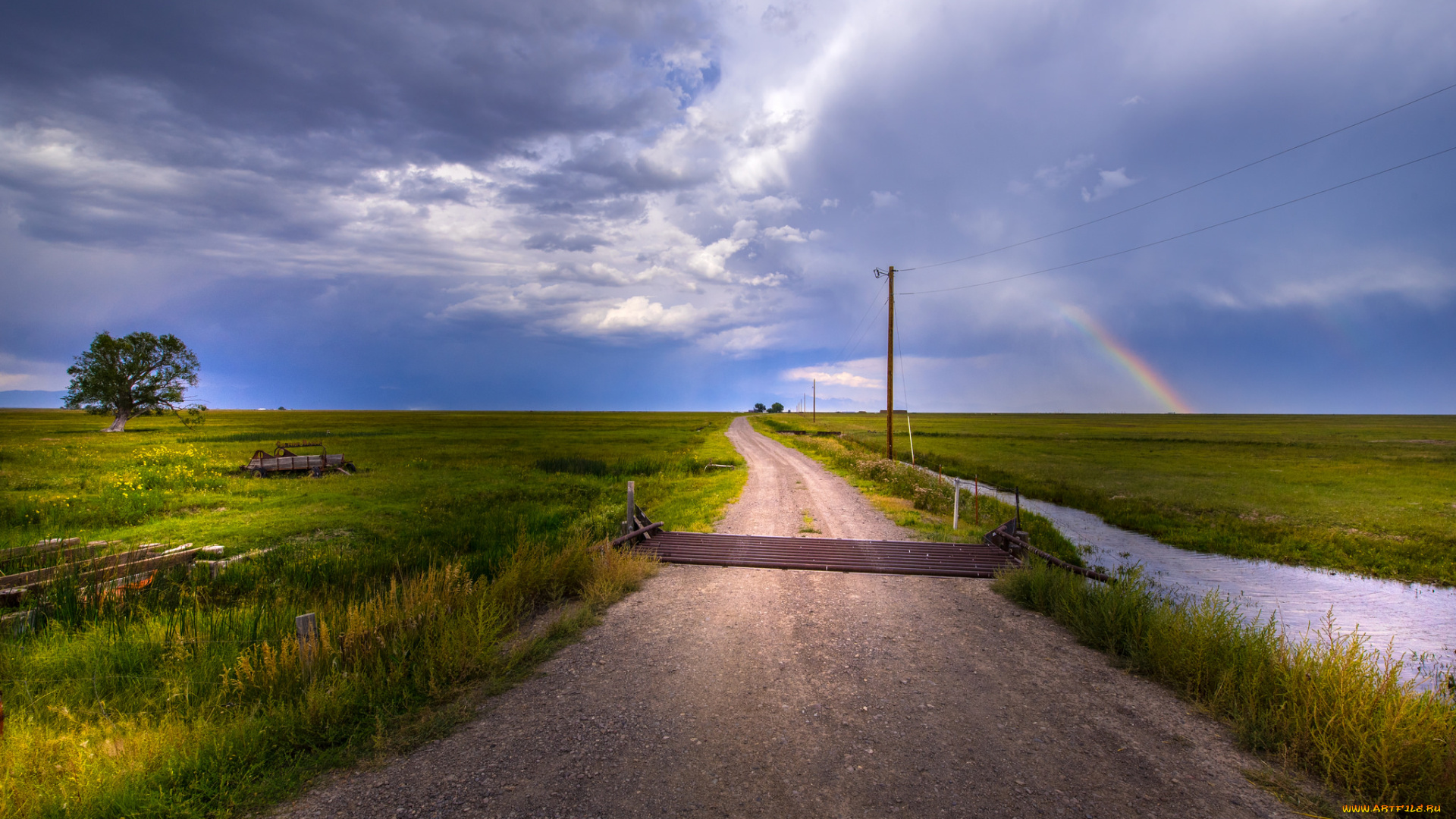 природа, дороги, простор