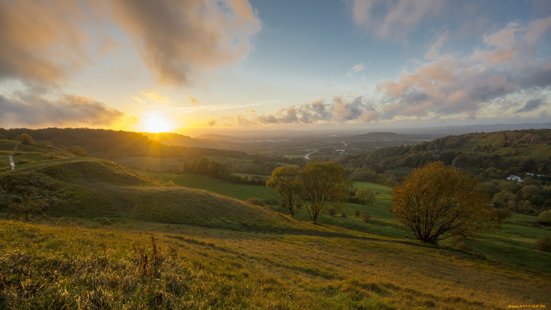 природа, восходы, закаты, простор