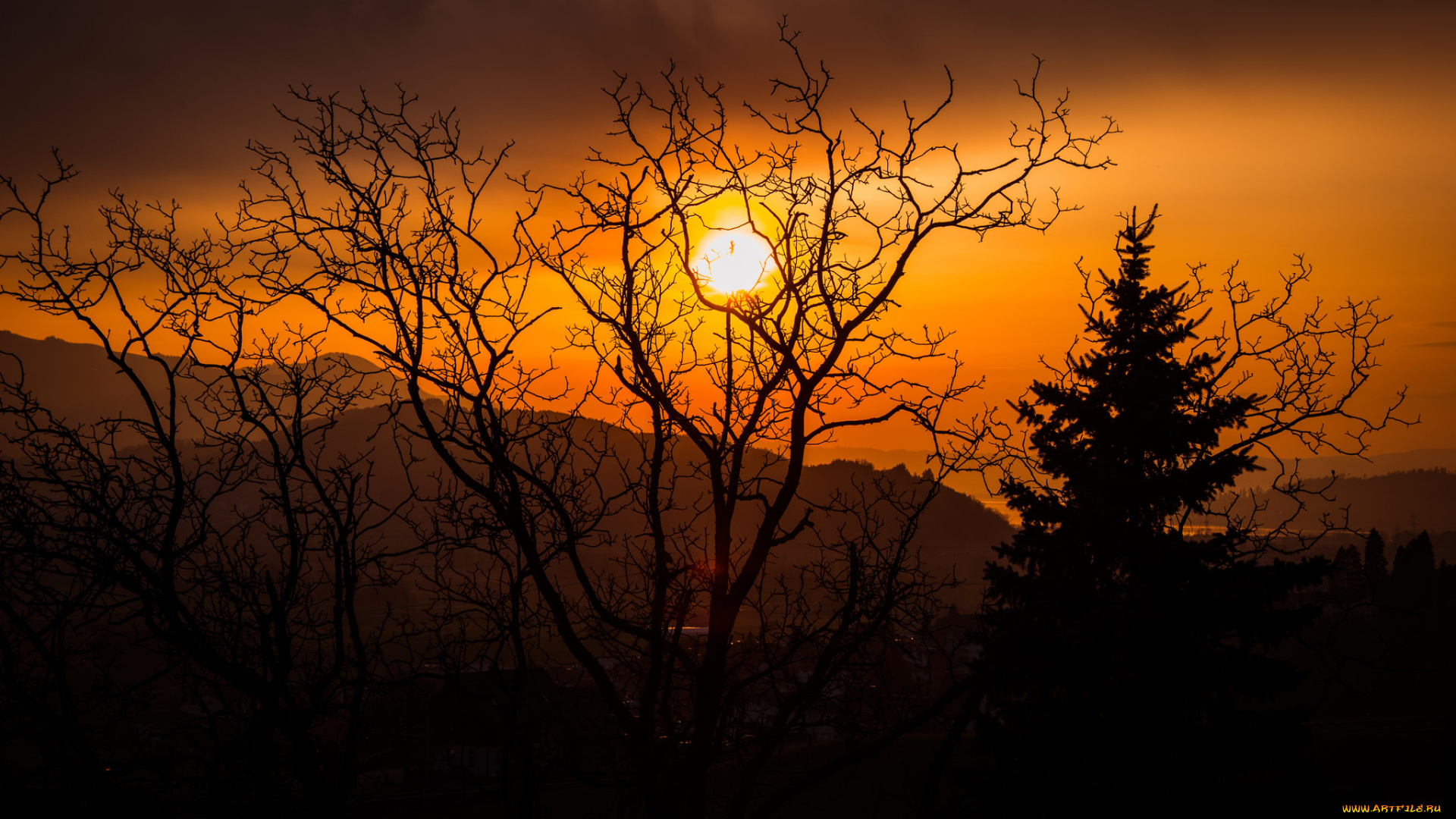 природа, восходы, закаты, простор