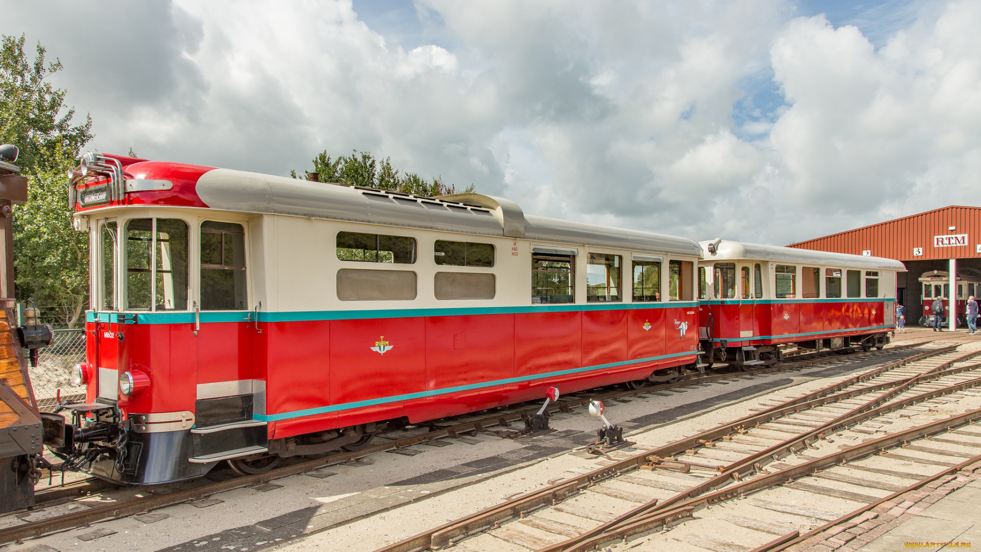 техника, трамваи, рельсы, трамвай