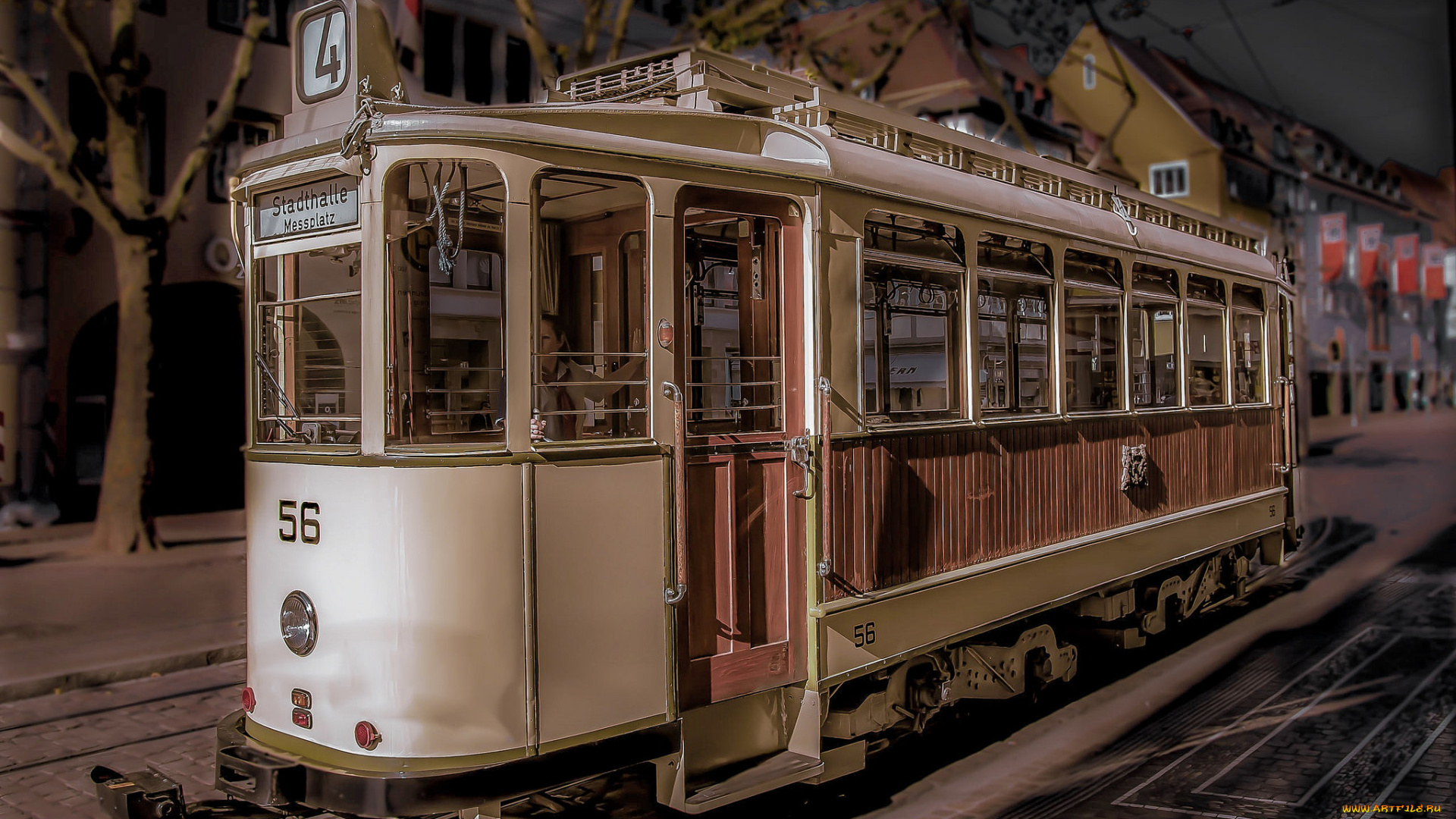 техника, трамваи, трамвай, рельсы