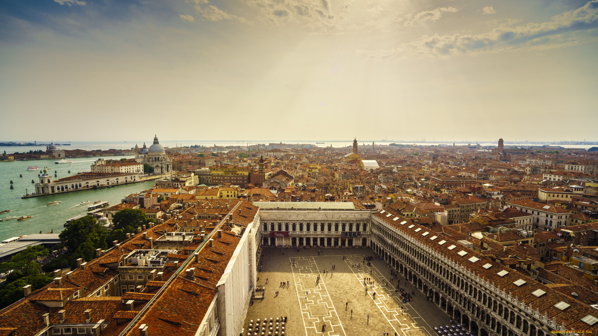 venice, panorama, города, венеция, , италия, простор
