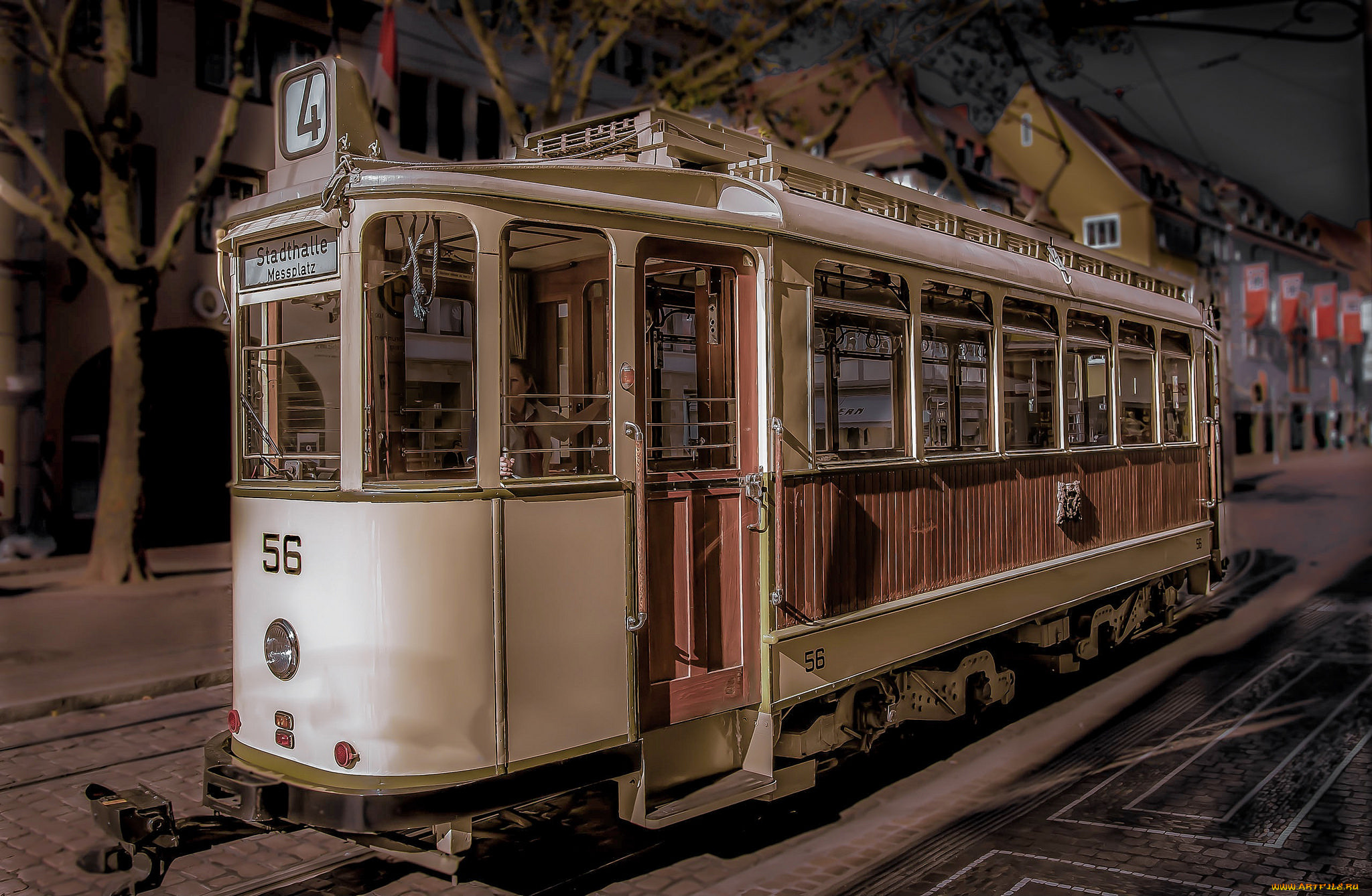 техника, трамваи, трамвай, рельсы