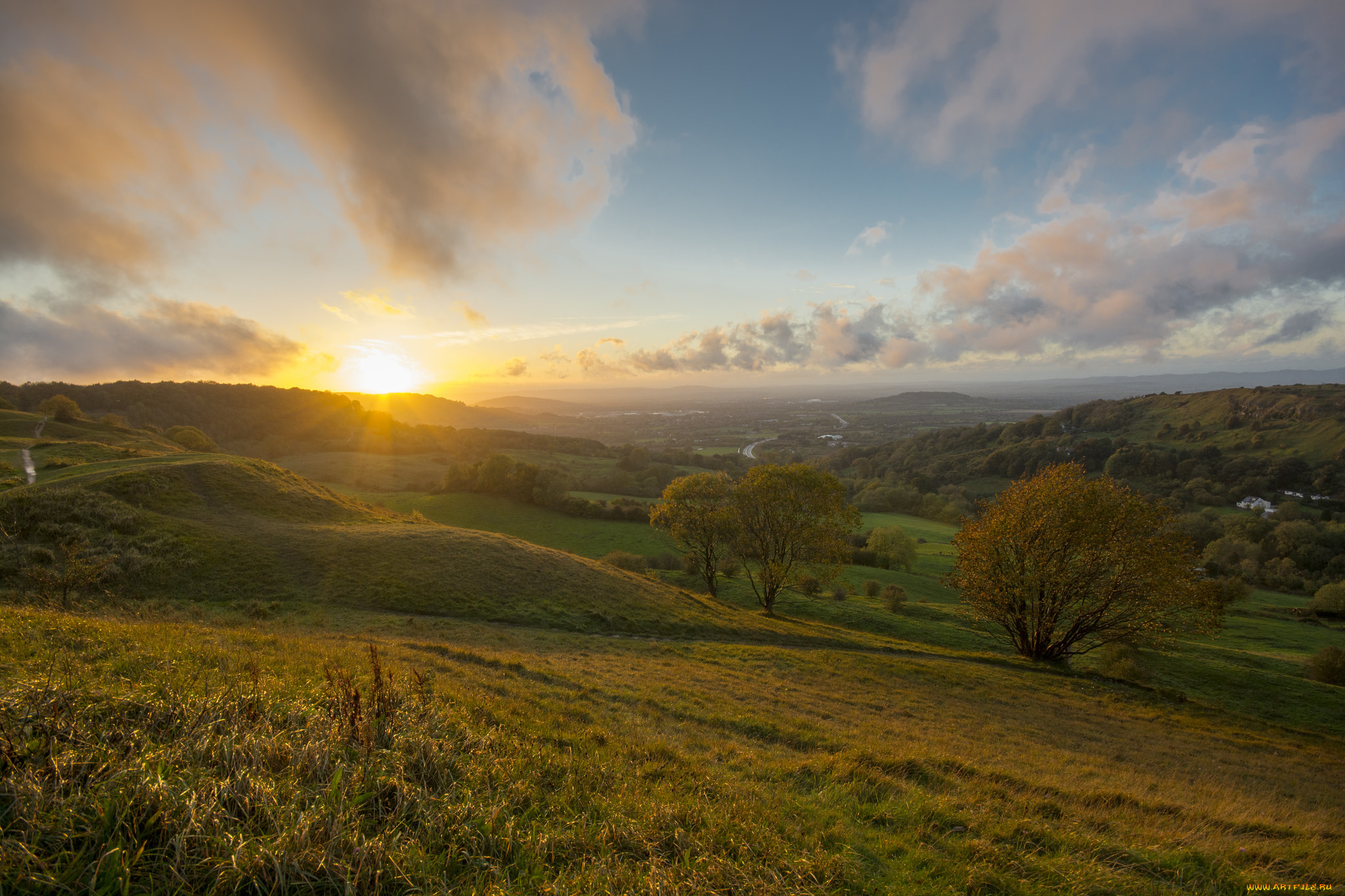 природа, восходы, закаты, простор
