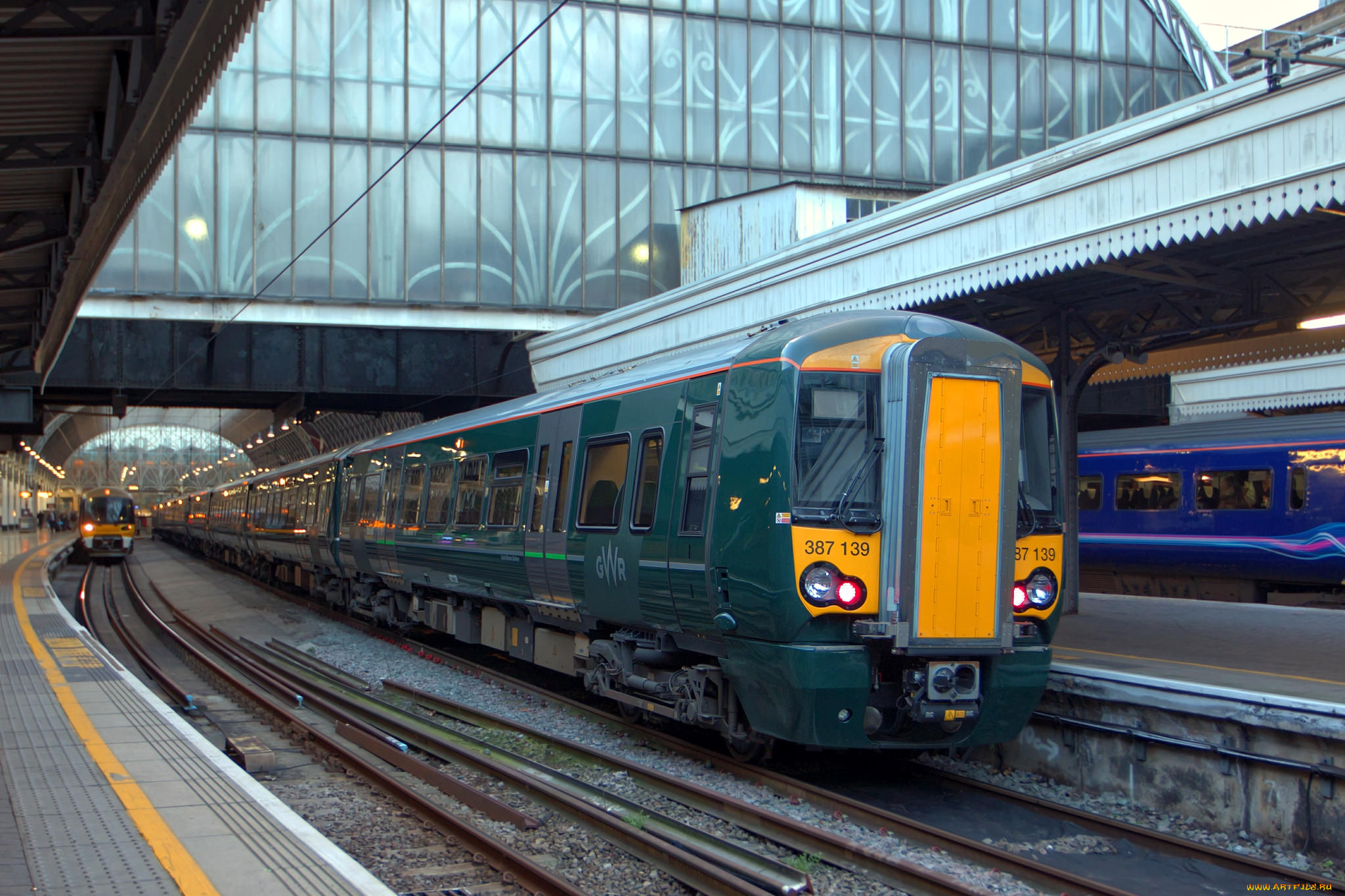 техника, поезда, локомотив, состав