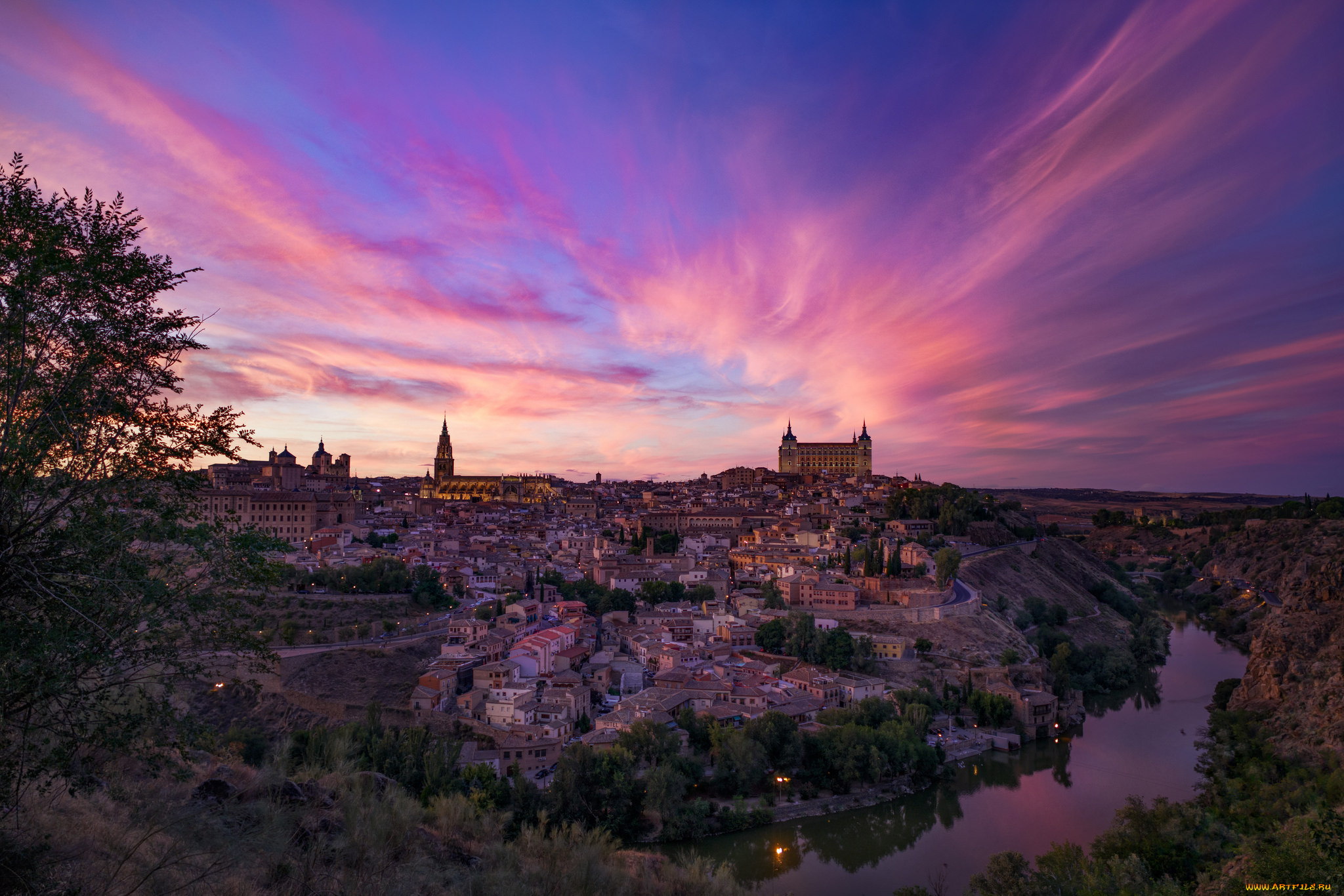 toledo, города, толедо, , испания, простор