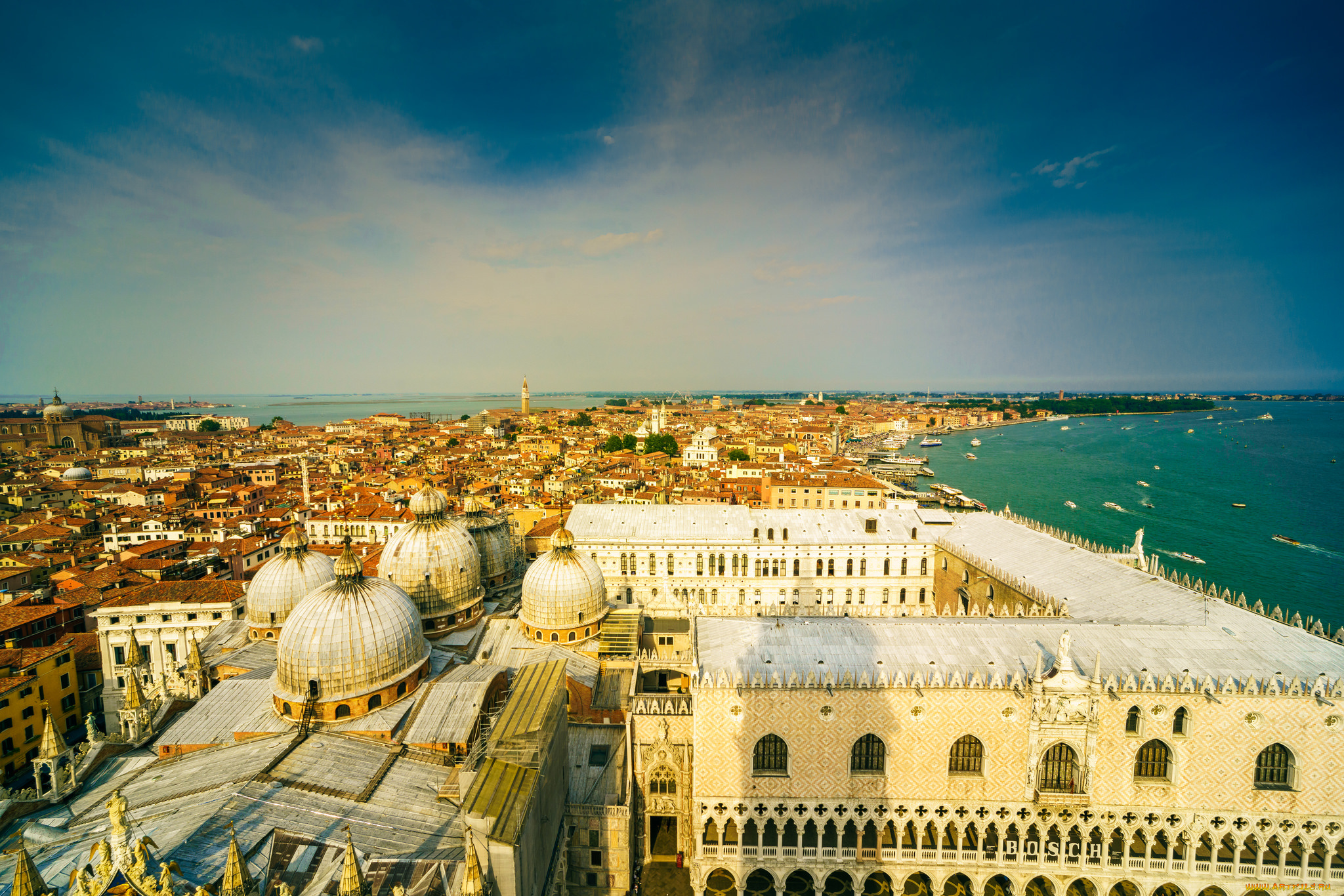 venice, panorama, города, венеция, , италия, простор