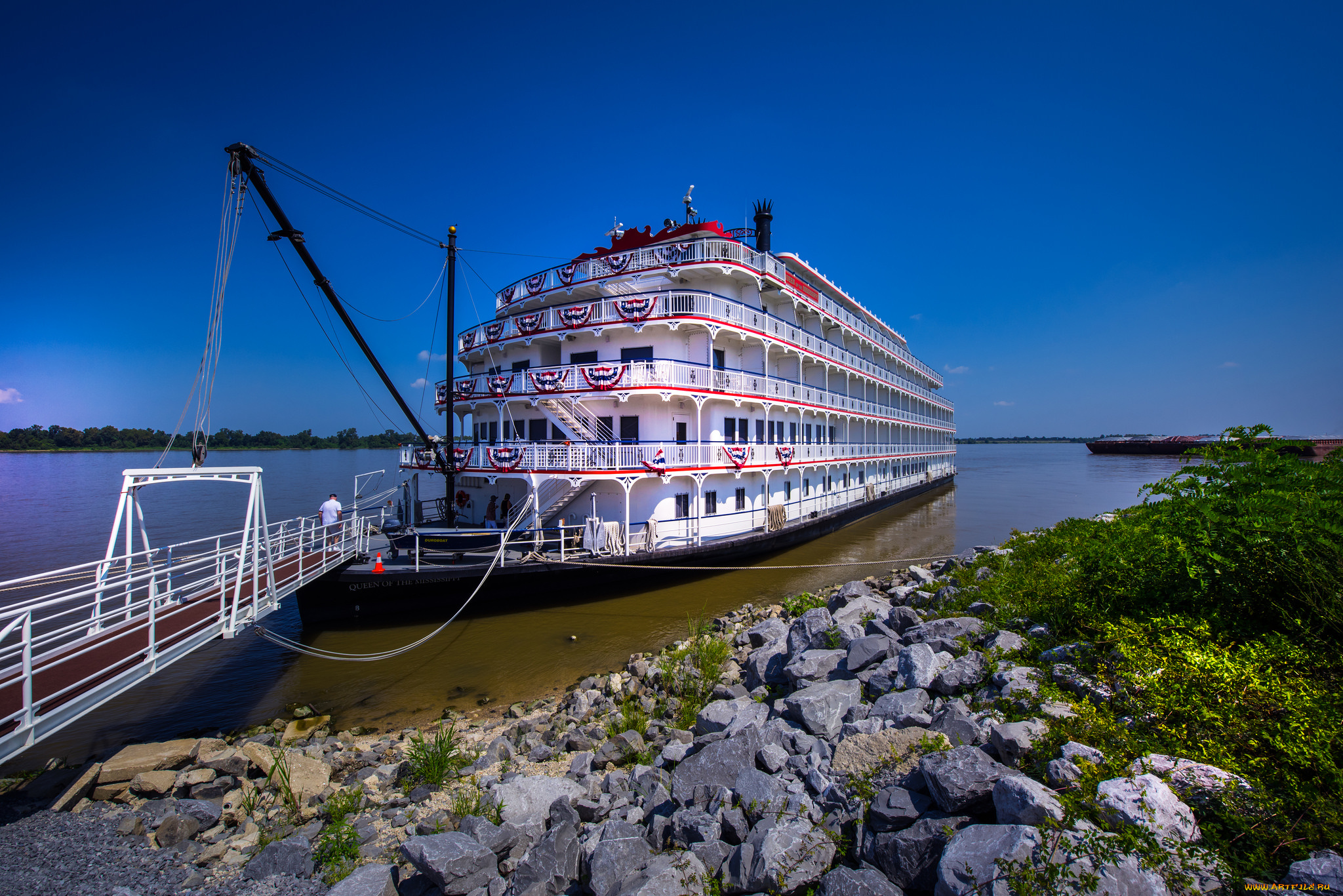 корабли, пароходы, пристань