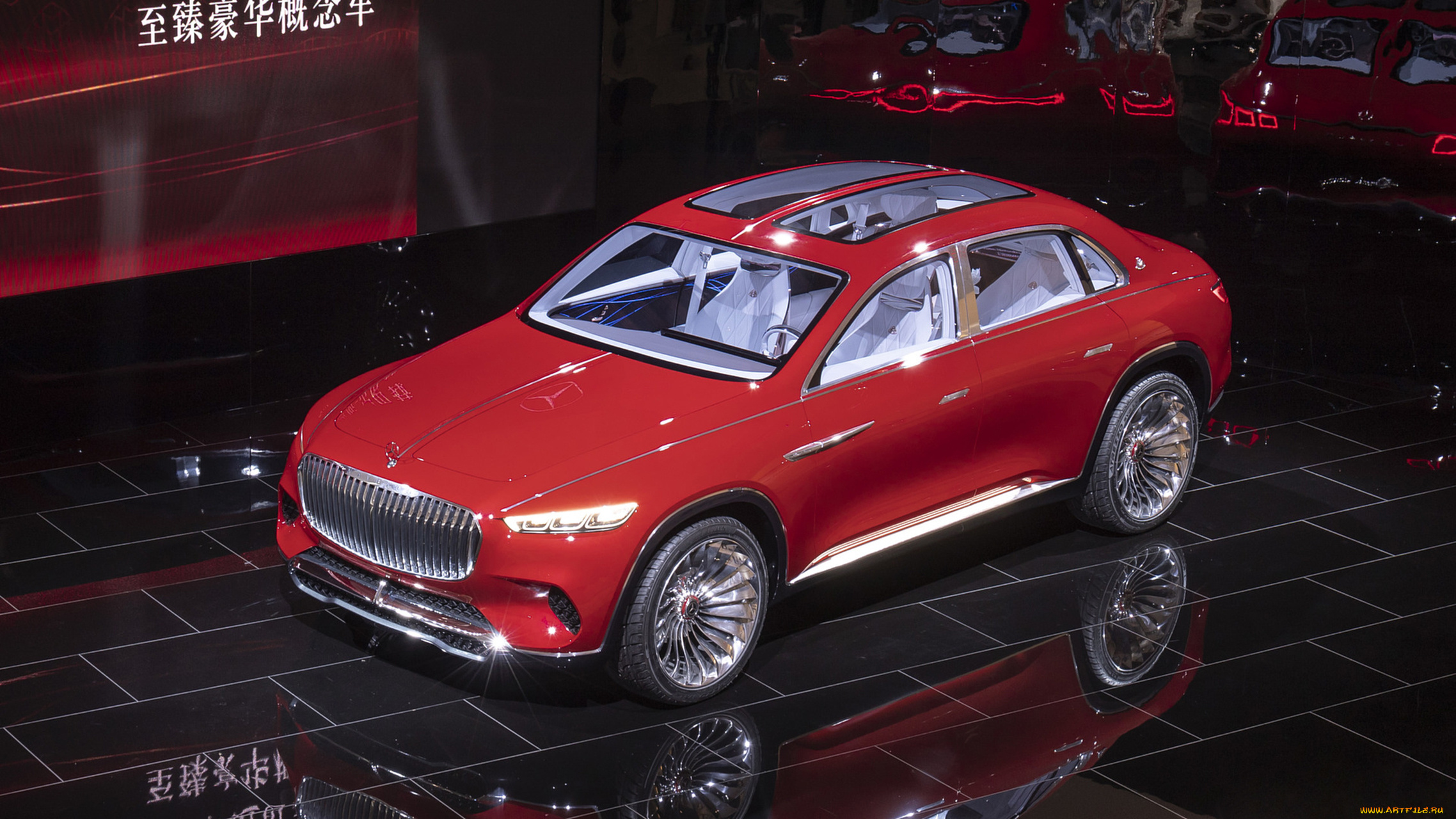 mercedes-maybach, vision, ultimate, luxury, suv, concept, 2018, автомобили, выставки, и, уличные, фото, suv, luxury, ultimate, 2018, concept, vision, mercedes-maybach