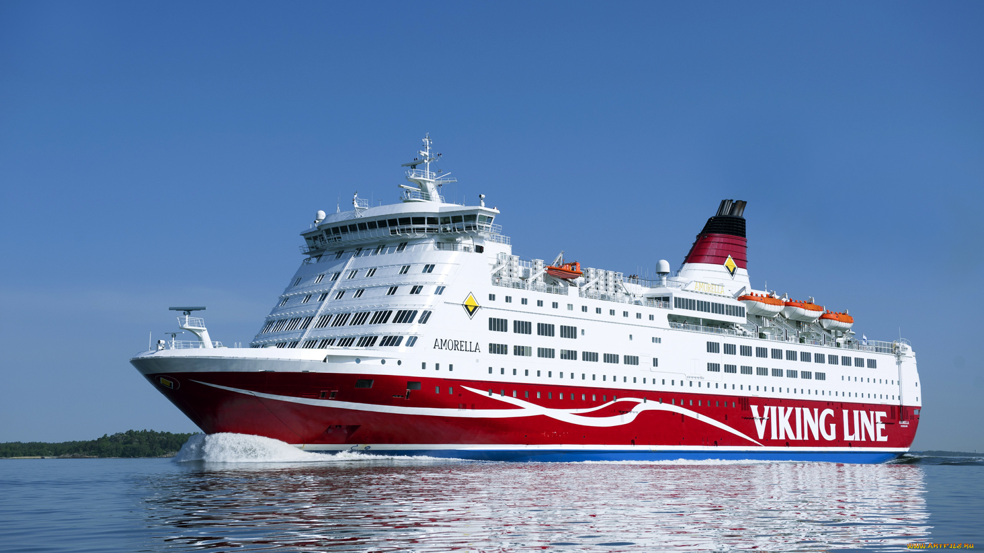 amorella, корабли, лайнеры, паром, море, лайнер, корабль
