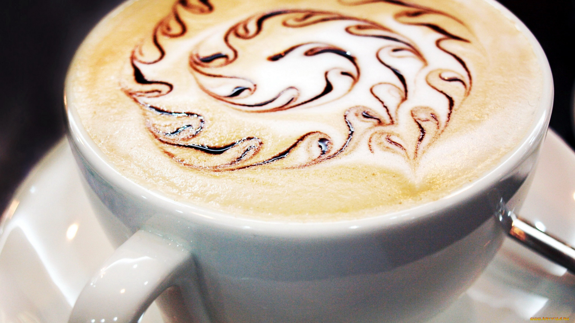 еда, кофе, , кофейные, зёрна, капучино