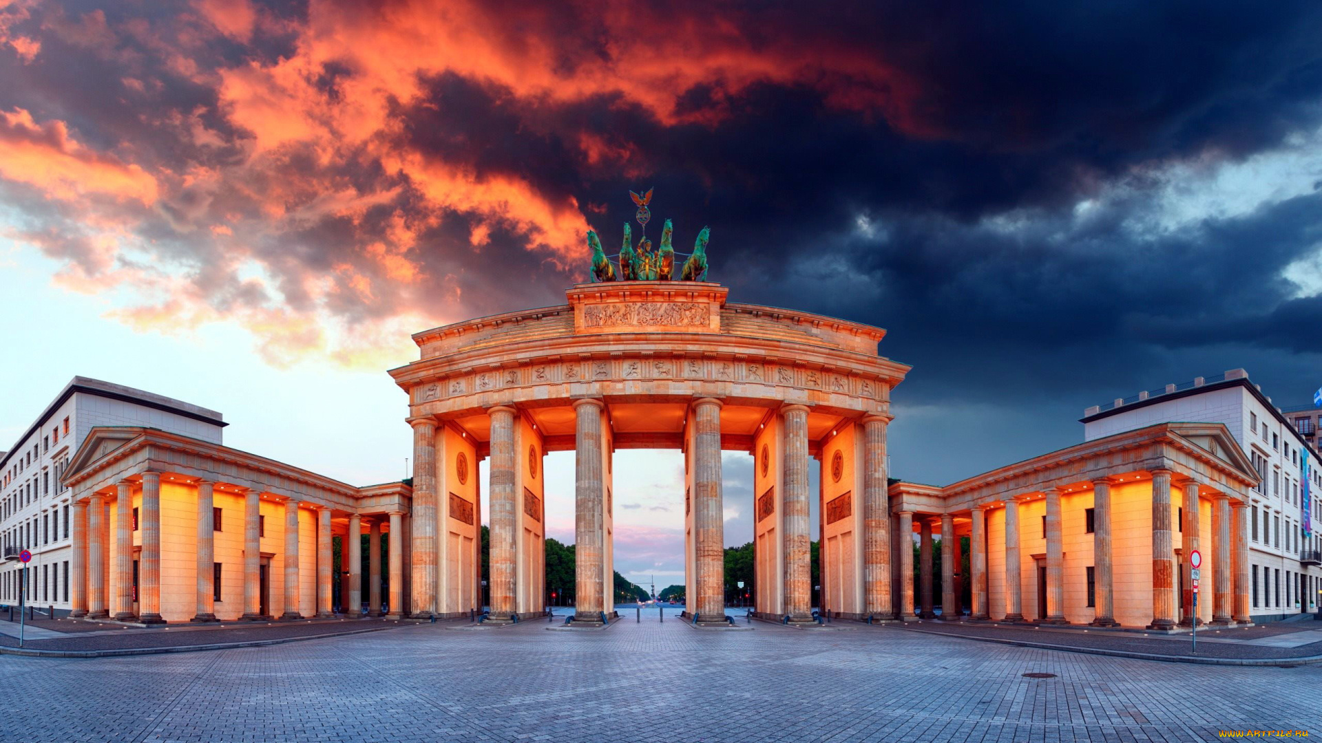 города, берлин, , германия, brandenburg, gate