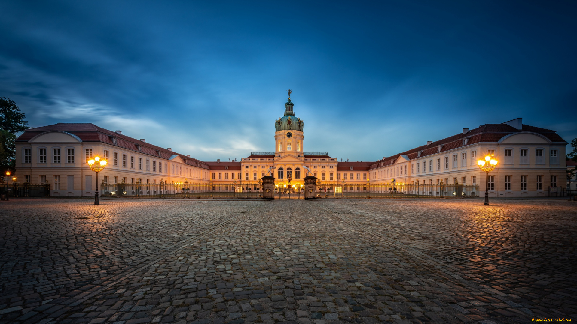 города, берлин, , германия, charlottenburg, palace
