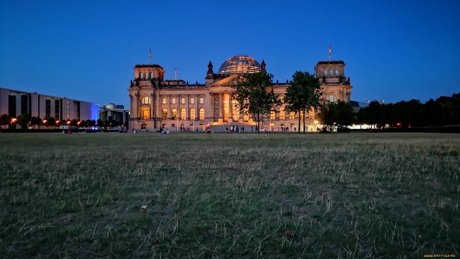 города, берлин, , германия, reichstag