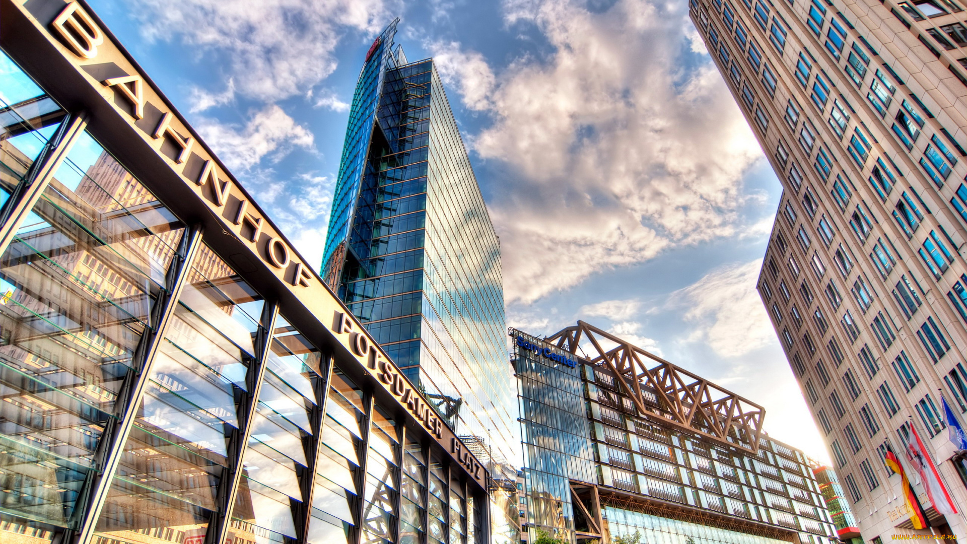 города, берлин, , германия, высотки