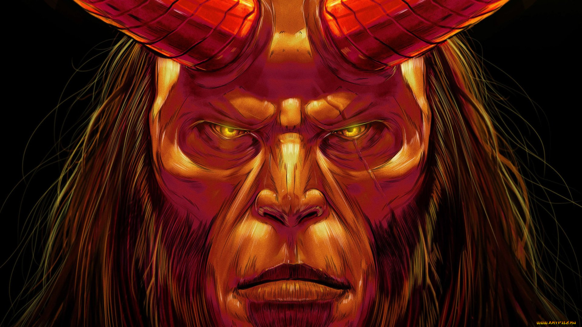 рисованное, комиксы, hellboy