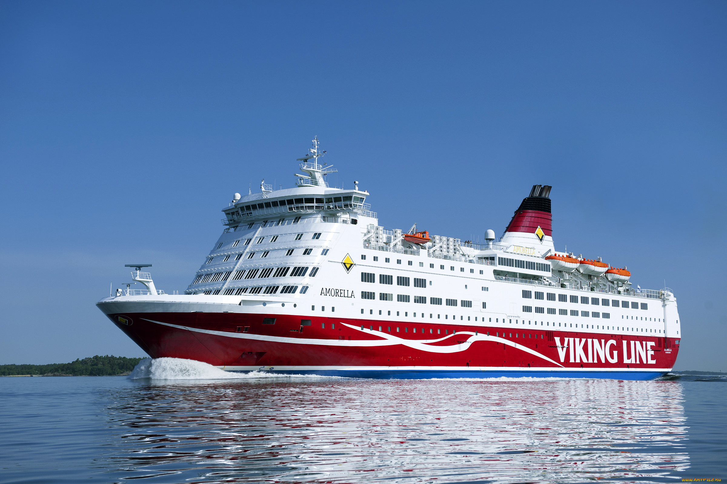amorella, корабли, лайнеры, паром, море, лайнер, корабль