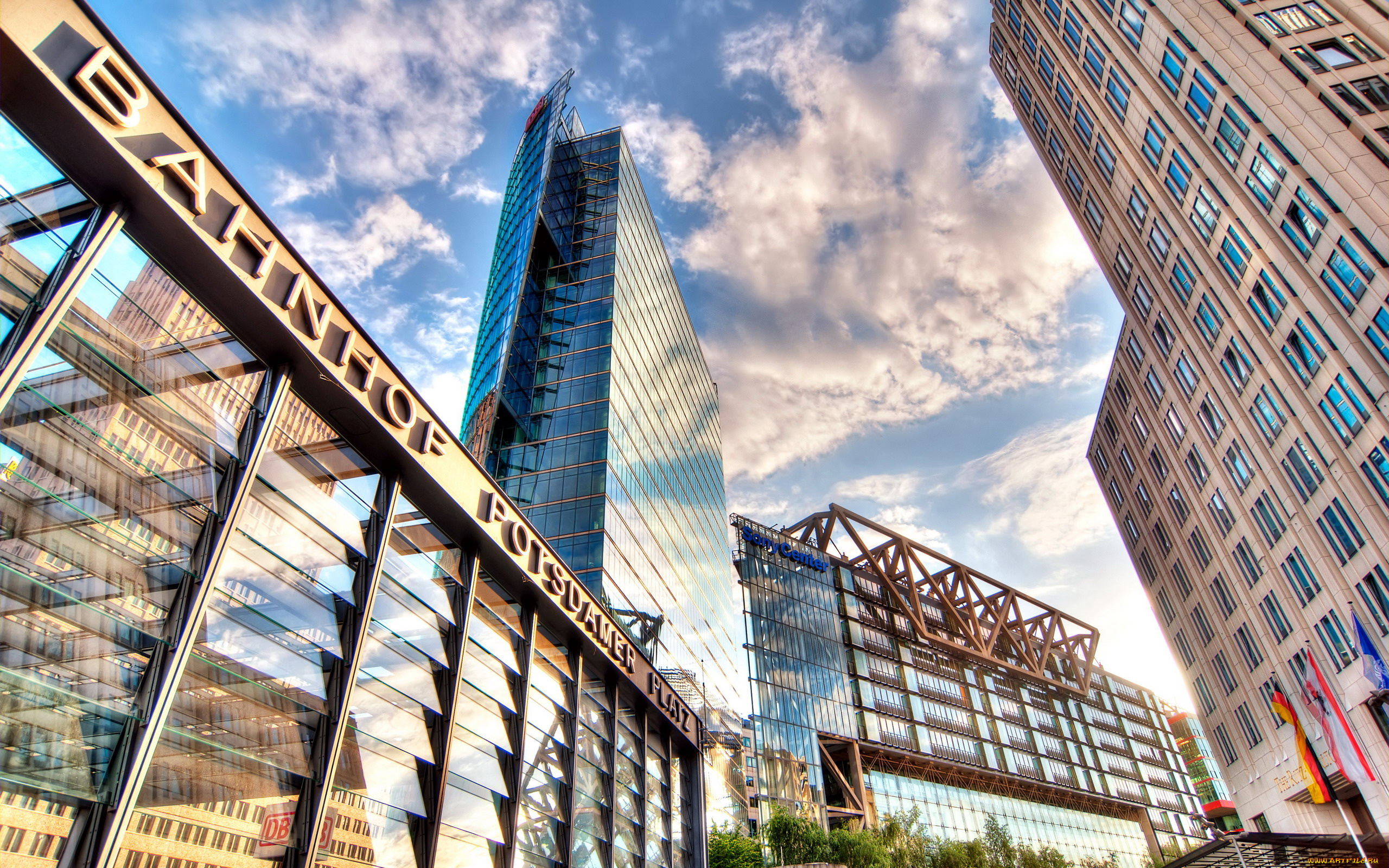 города, берлин, , германия, высотки