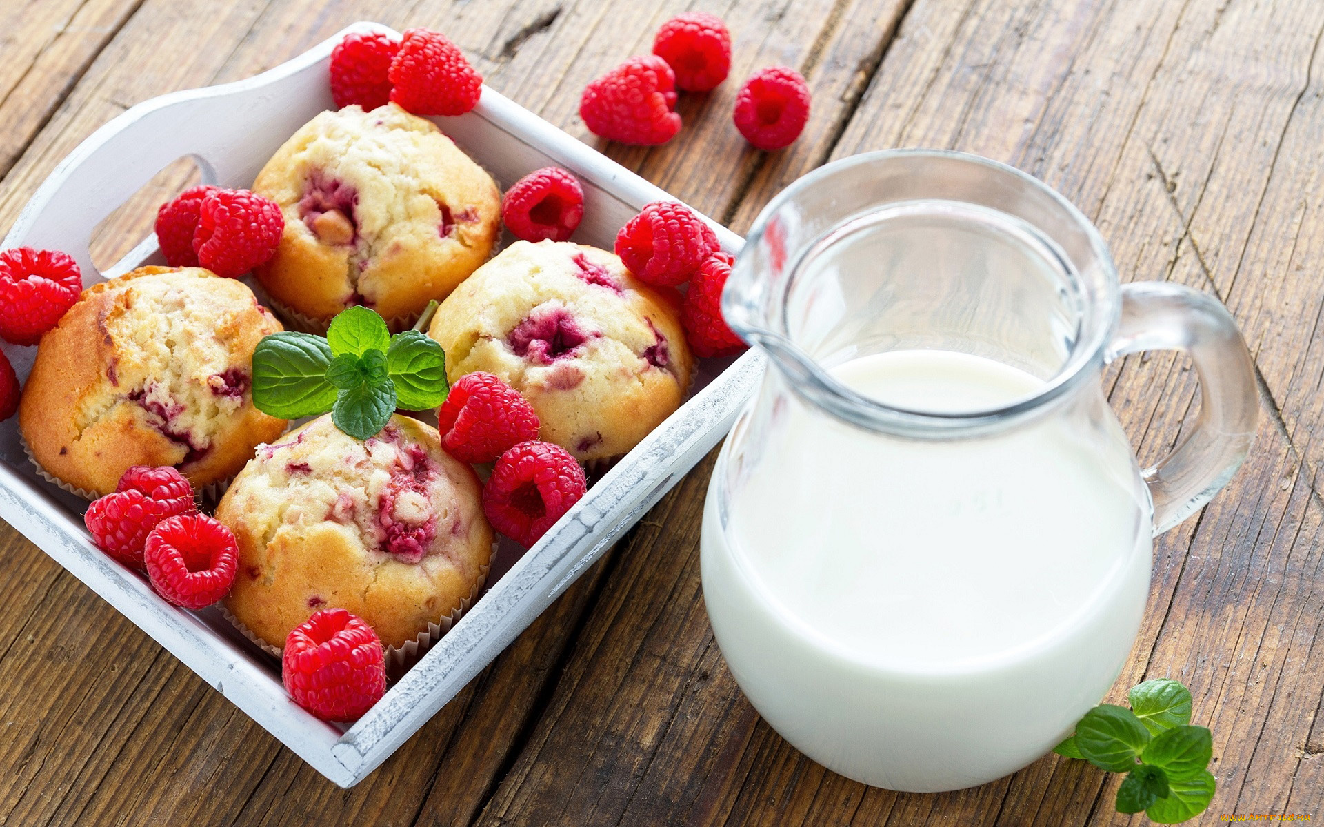 еда, пирожные, , кексы, , печенье, кексы, молоко, малина