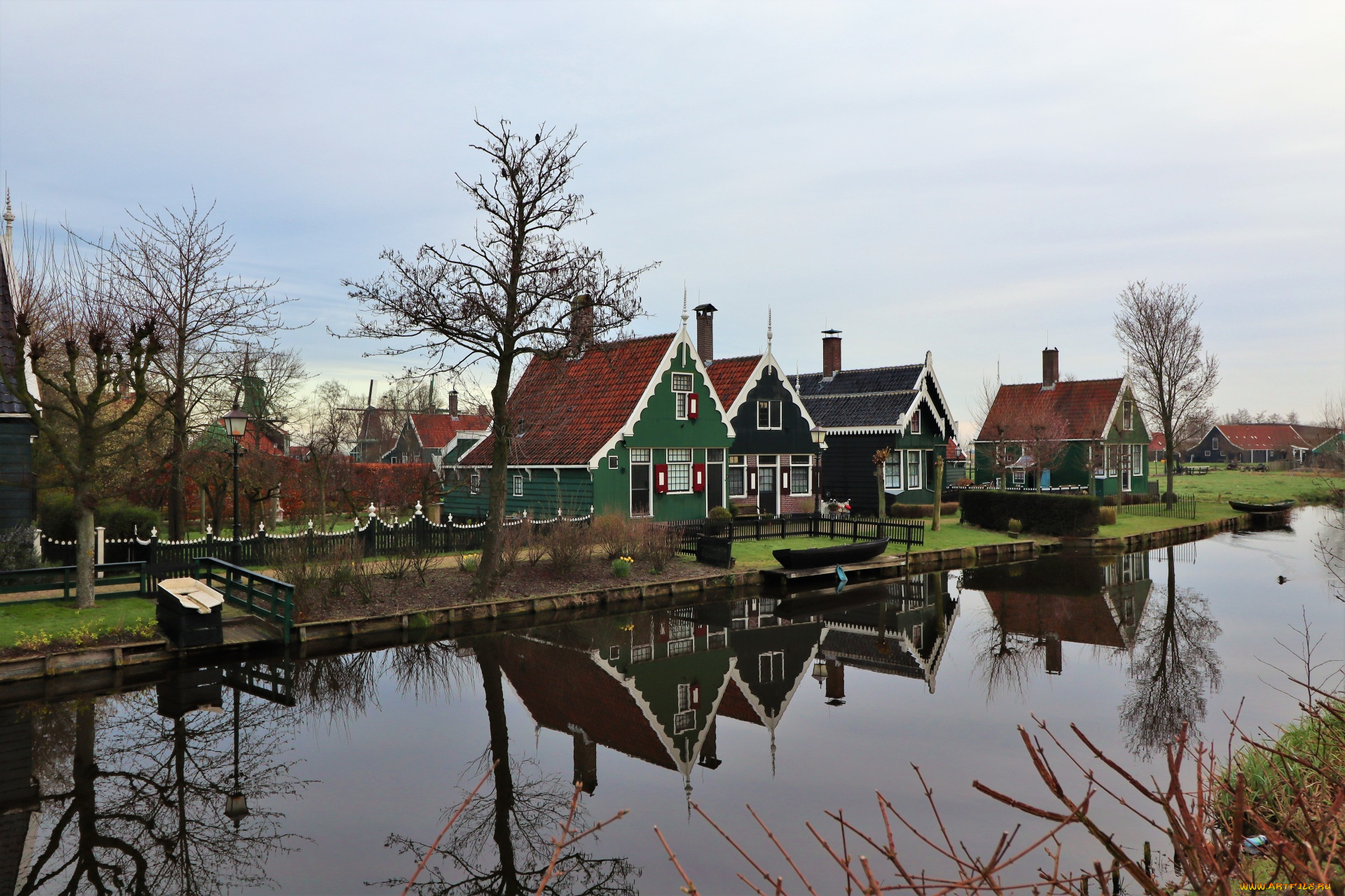 zaanse, schans, , zaandam, near, amsterdam, , holland, , the, netherlands, города, -, улицы, , площади, , набережные, река, дома