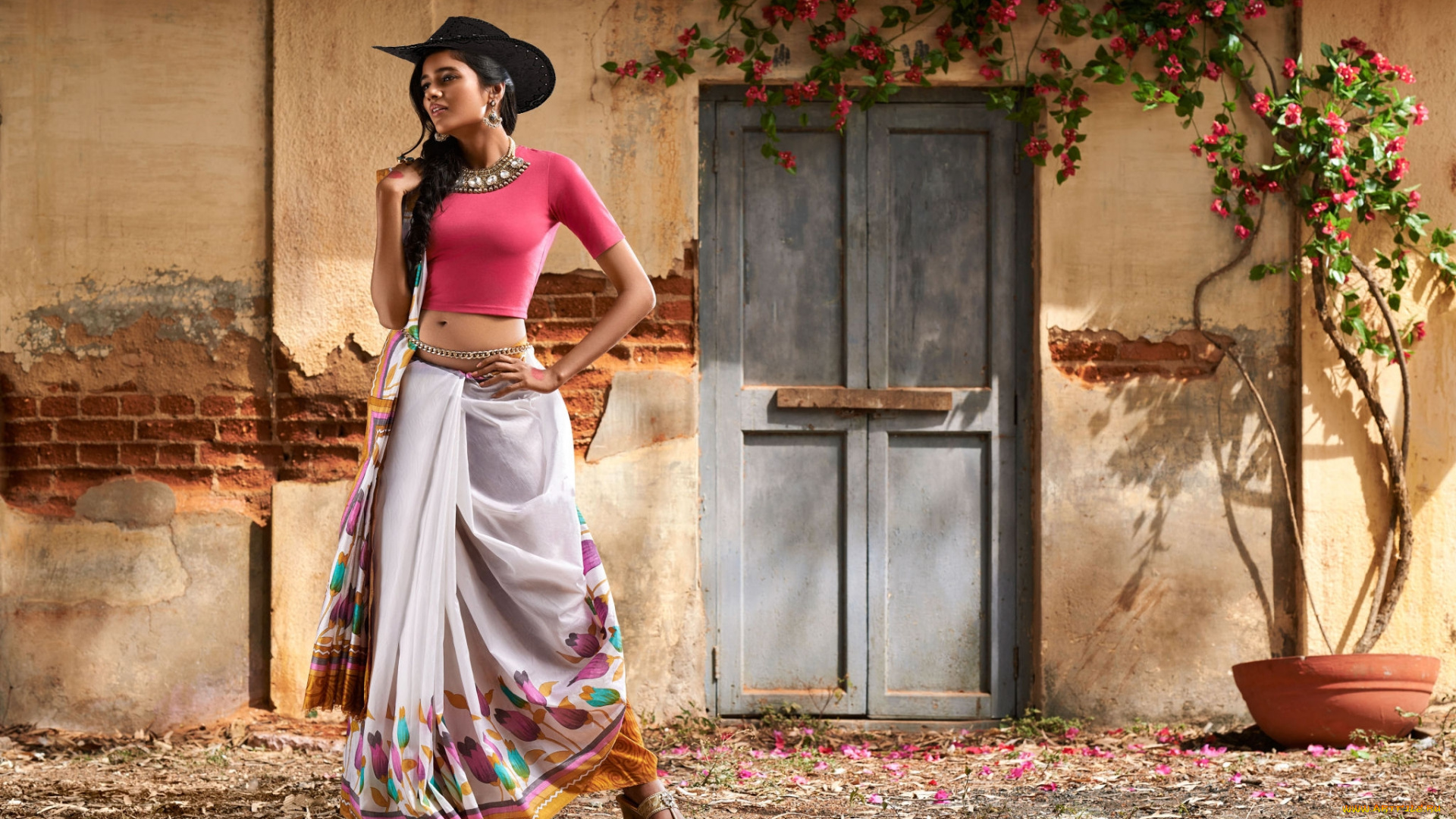 девушки, -, брюнетки, , шатенки, брюнетка, шляпа, украшения