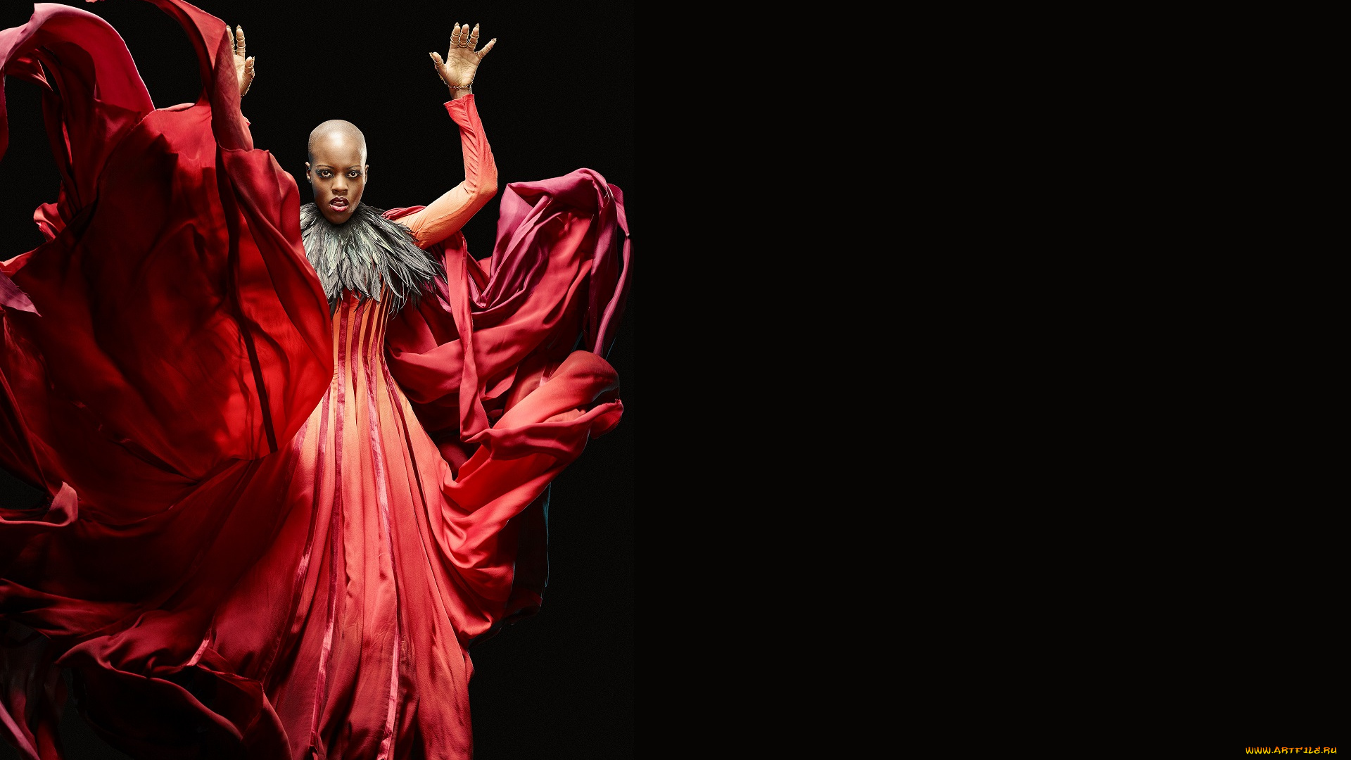 девушки, -, темнокожие, florence, kasumba