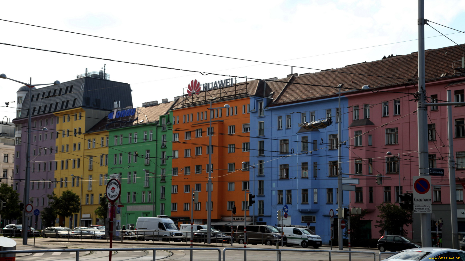 города, братислава, , словакия, улица, дома