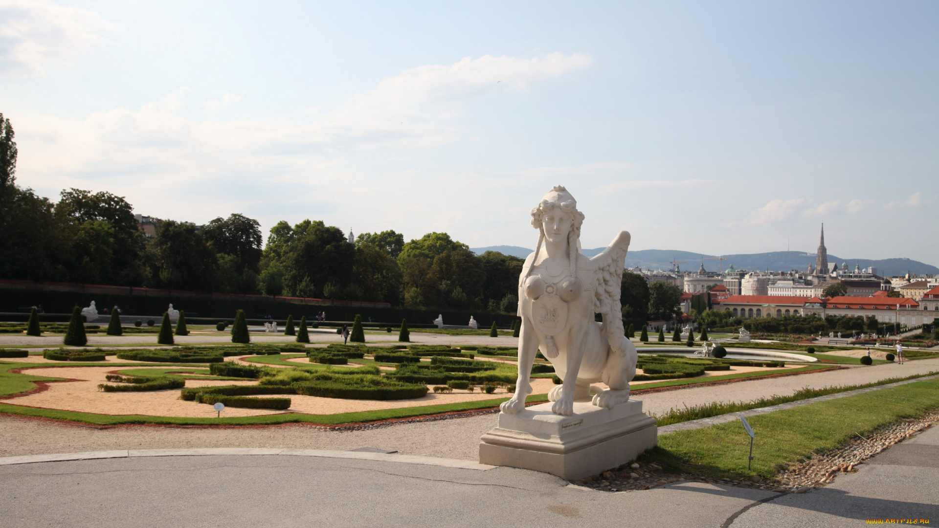 города, вена, , австрия, парк