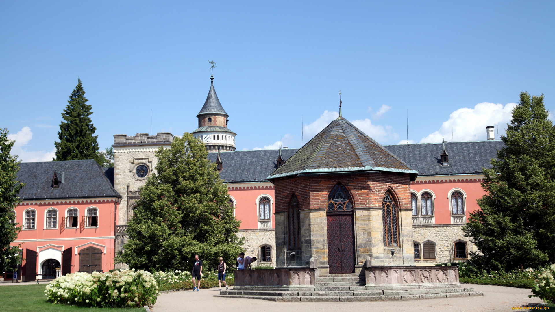 города, замки, чехии, замок