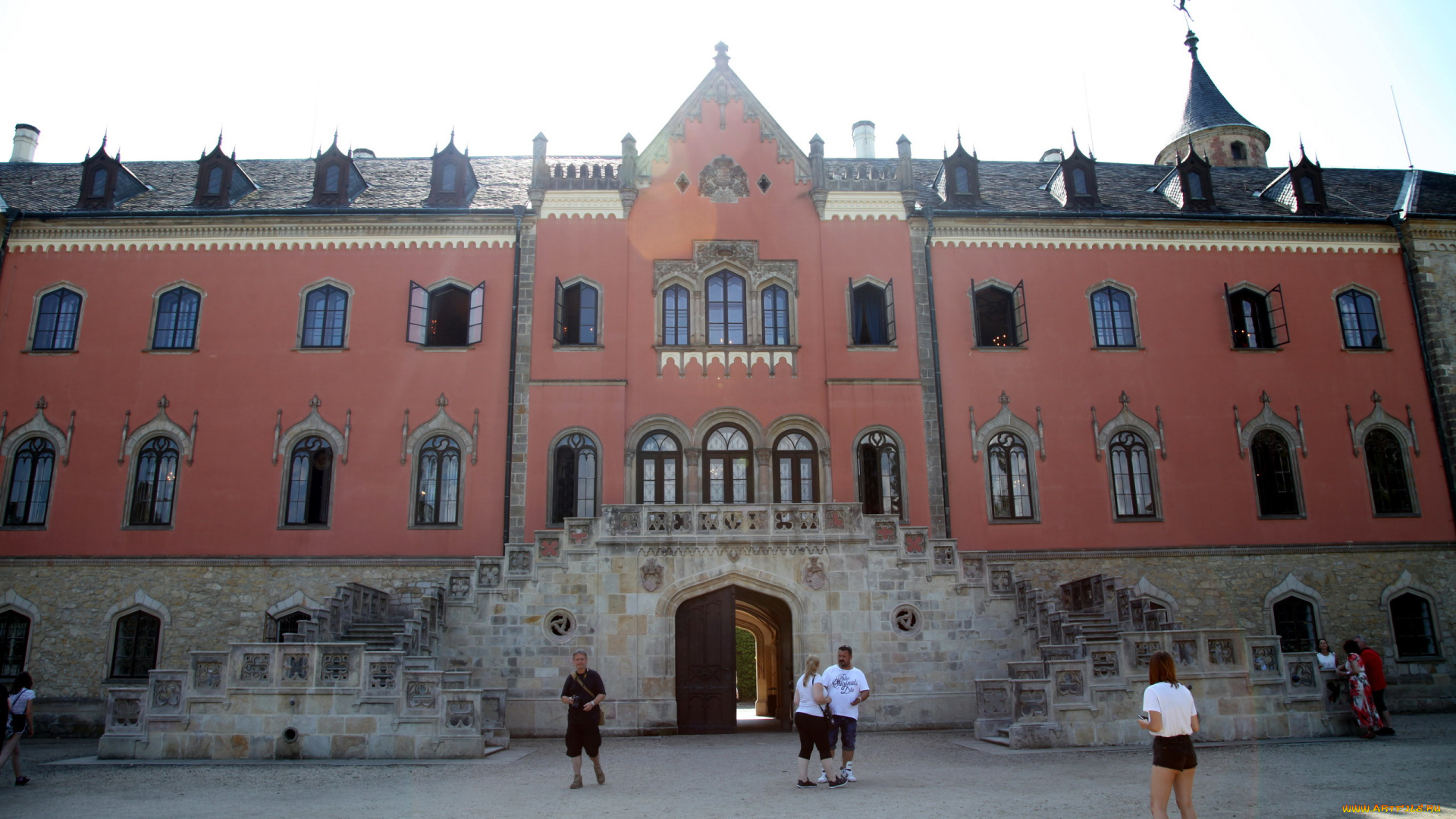 города, замки, чехии, замок