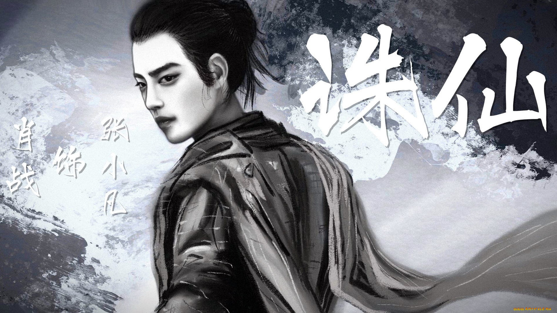 рисованное, кино, , мультфильмы, сяо, чжань, роль