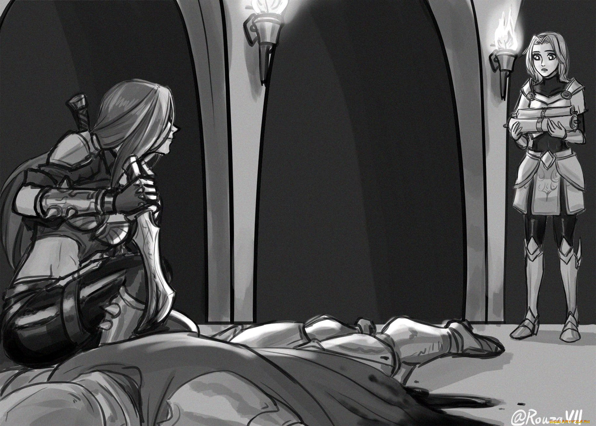 видео, игры, league, of, legends, katarina, lux, труп