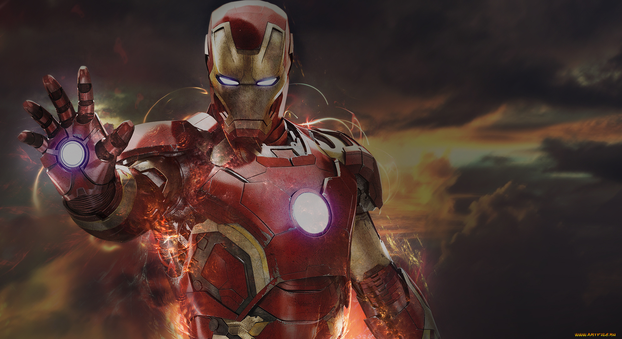 3д, графика, фантазия, , fantasy, фон, железный, человек