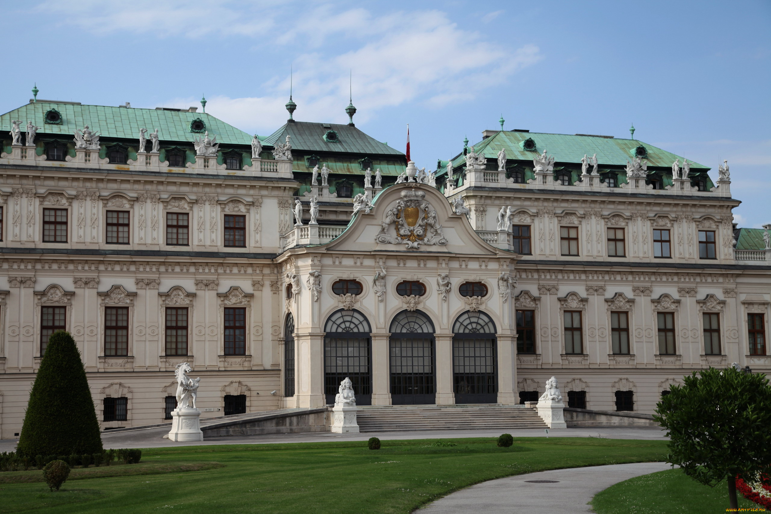 города, вена, , австрия, дворец