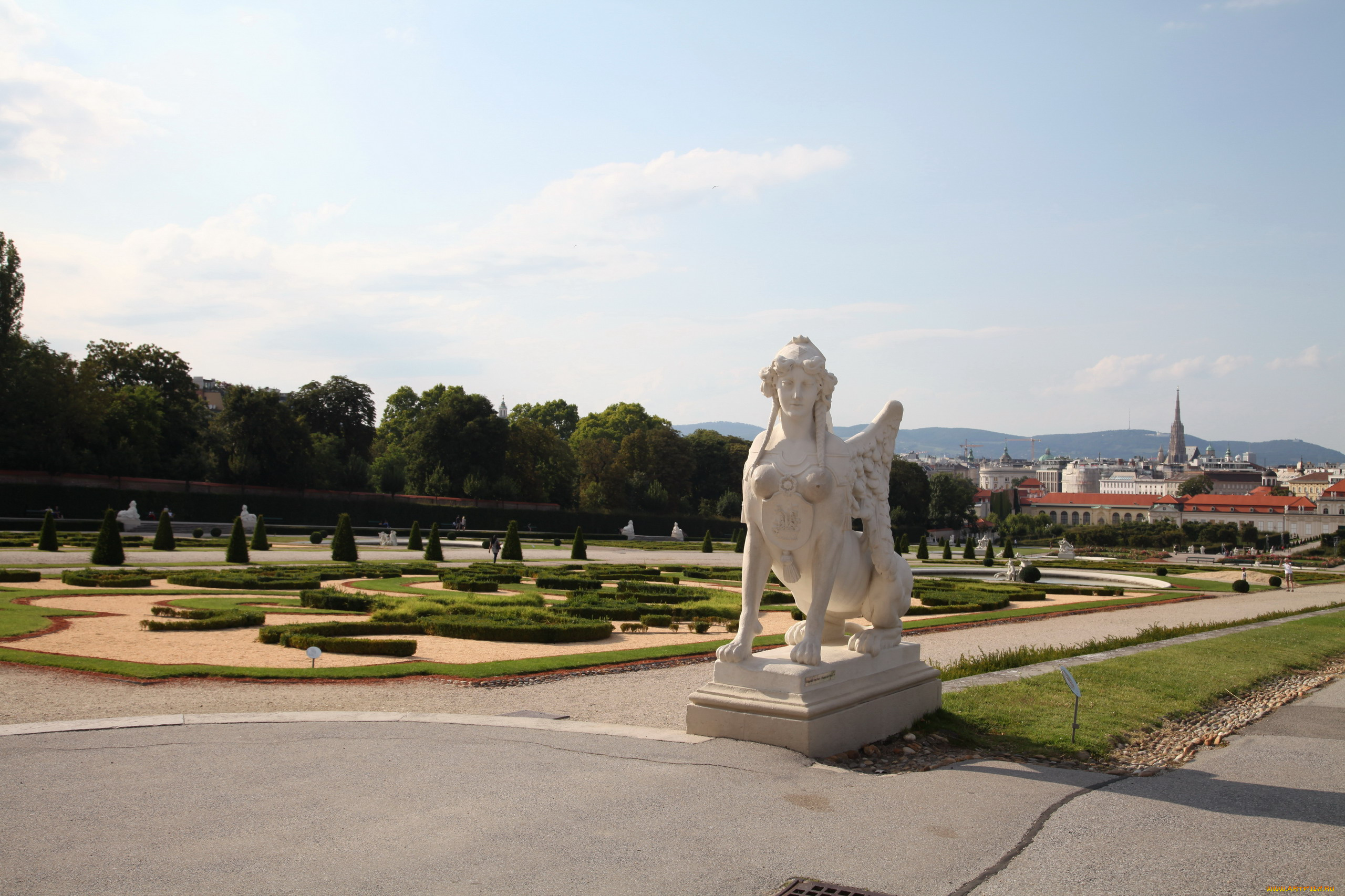 города, вена, , австрия, парк