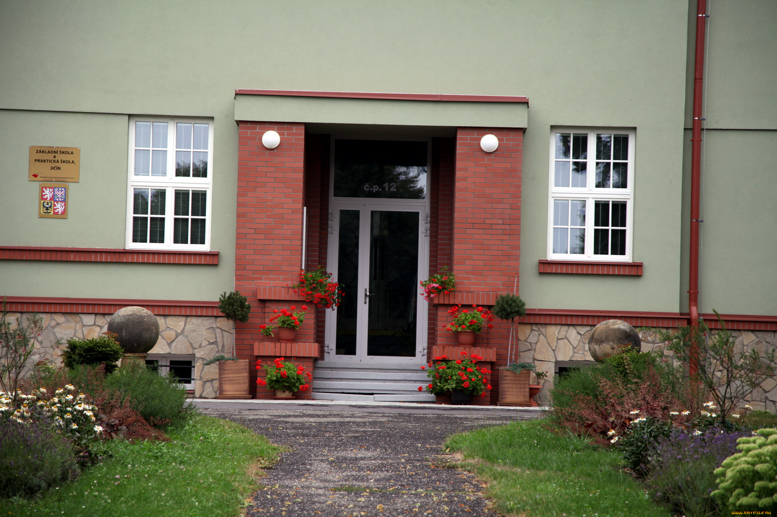 йичин, чехия, города, -, здания, , дома