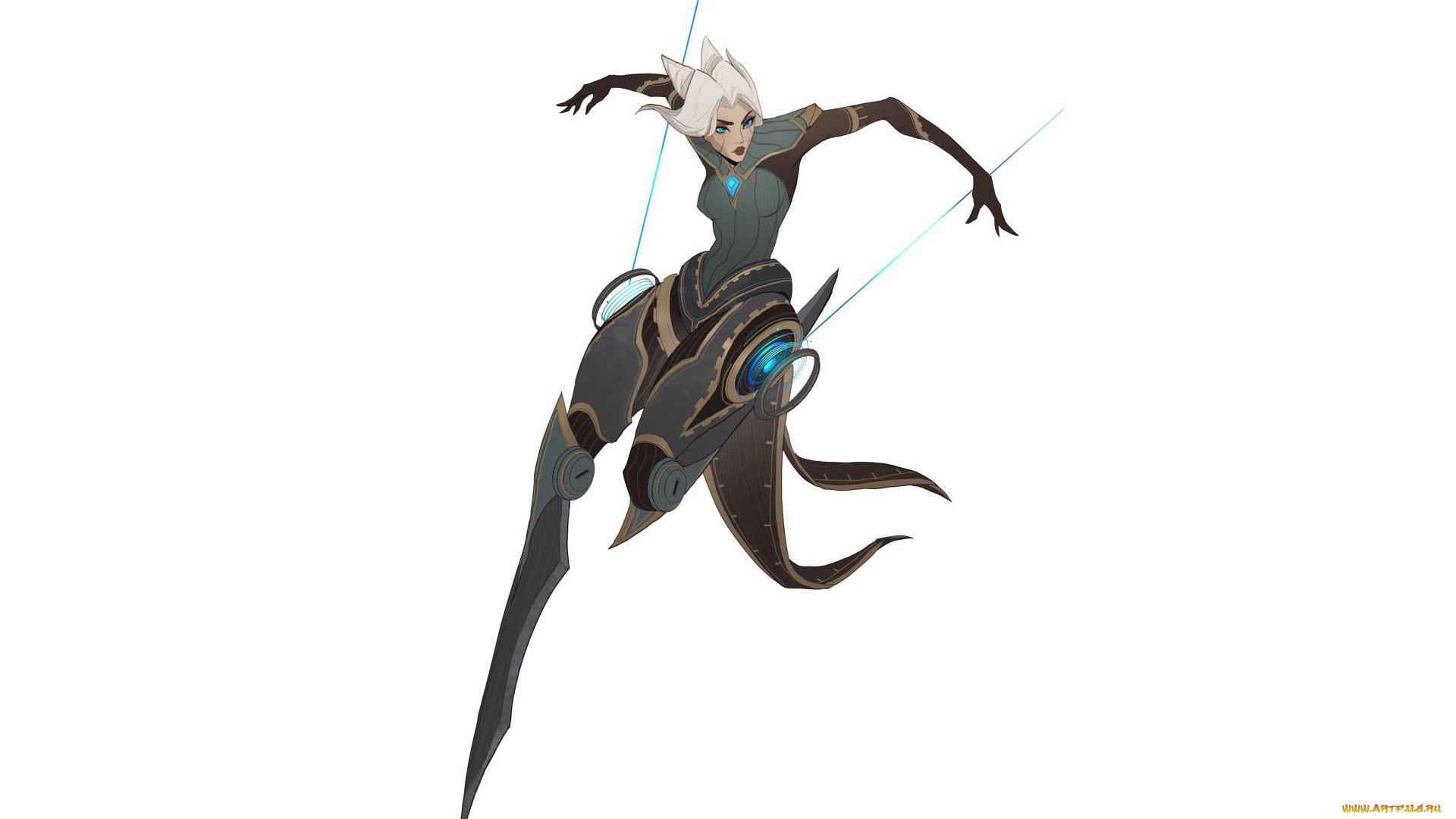 видео, игры, league, of, legends, киборг, camille