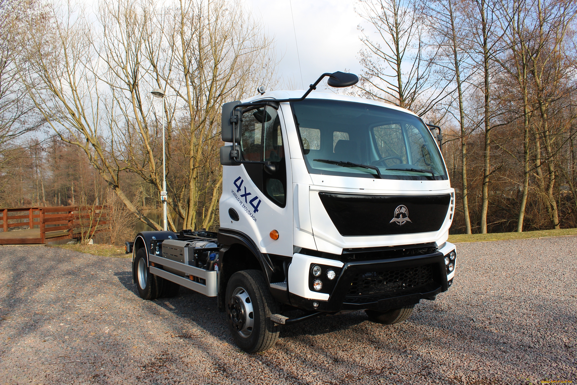 avia, автомобили, грузовики, автомобиль, грузовой, деревья