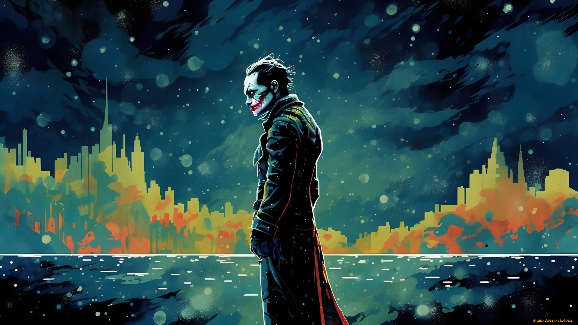 рисованное, комиксы, joker, нейросети