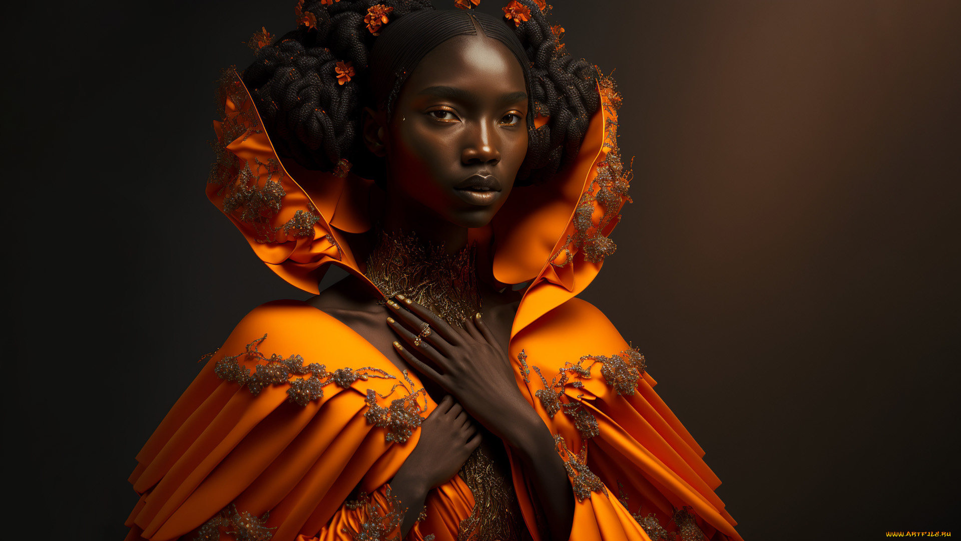 рисованное, люди, нейросетевые, девушки