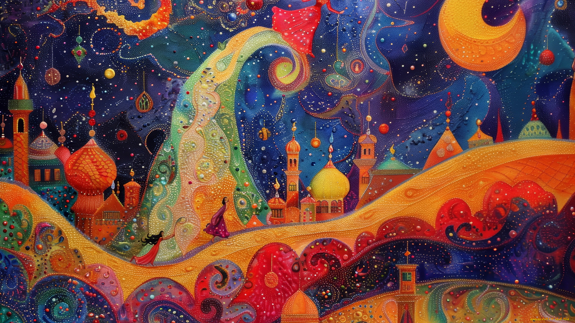 рисованное, живопись, картина