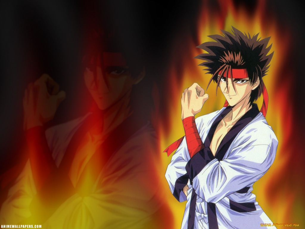 samurai, sanosuke, аниме, rurouni, kenshin